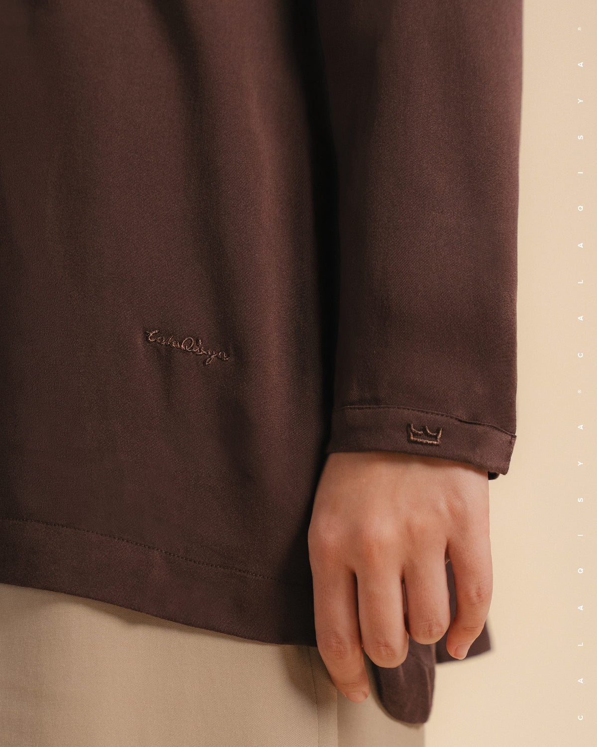 AIILY (100% VISCOSE) IN BROWN STONE