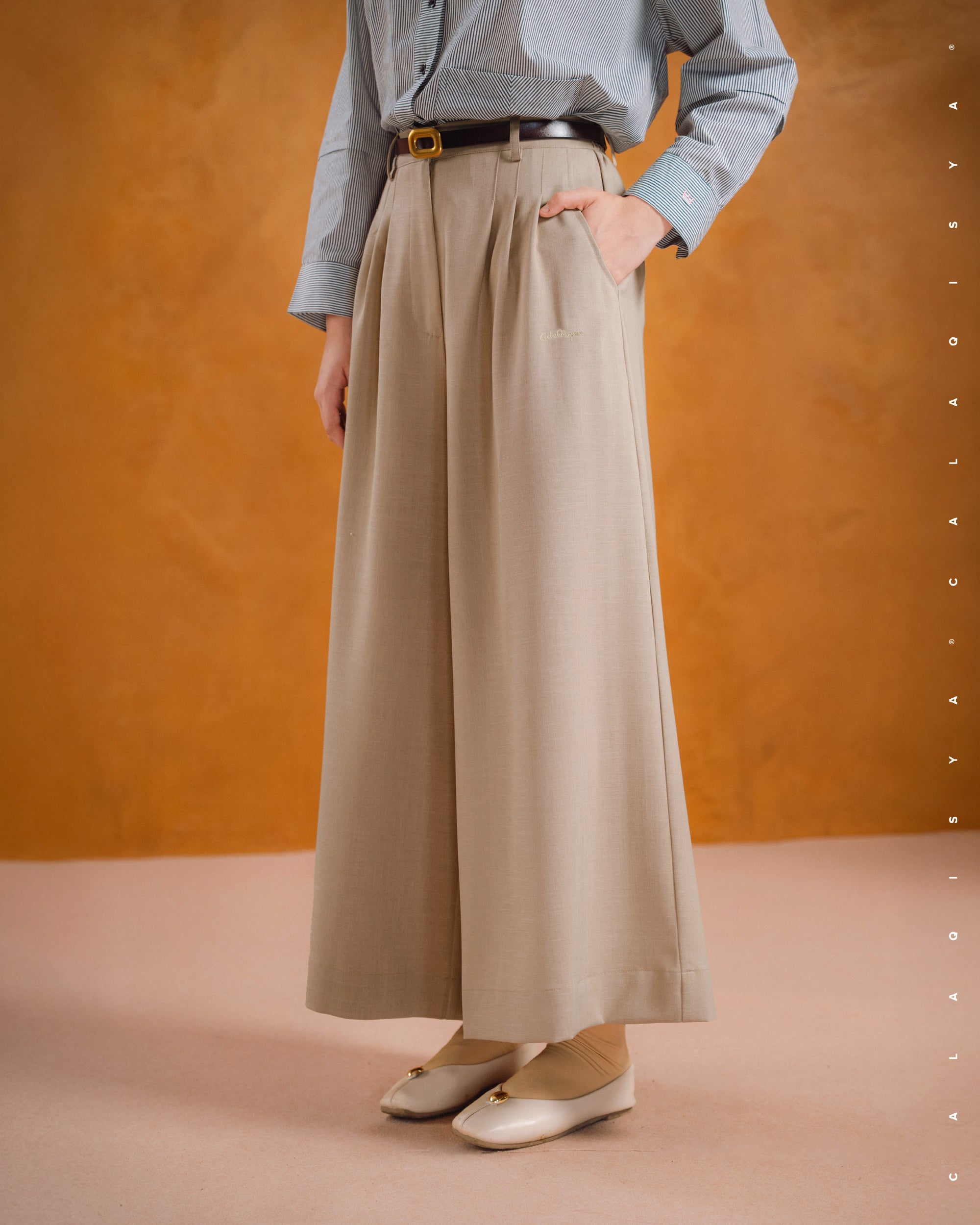 SENA FLARE PANTS IN BRUSH