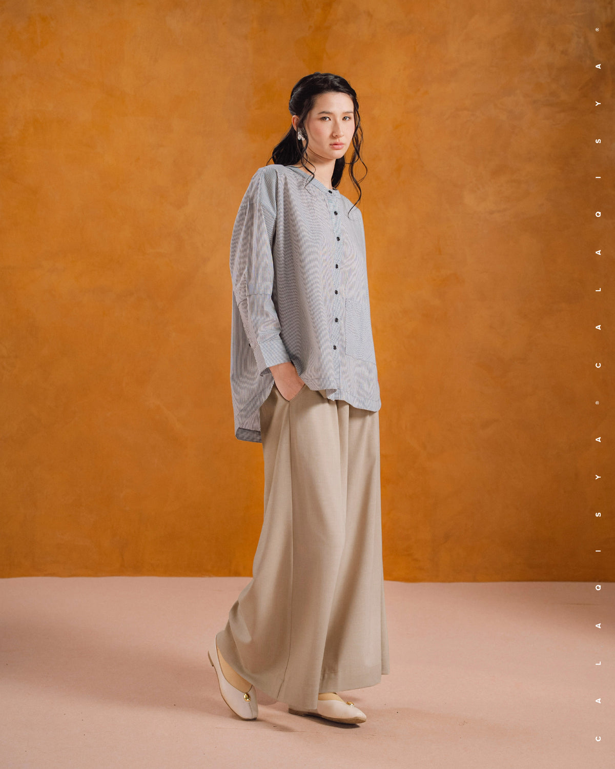 SENA FLARE PANTS IN BRUSH