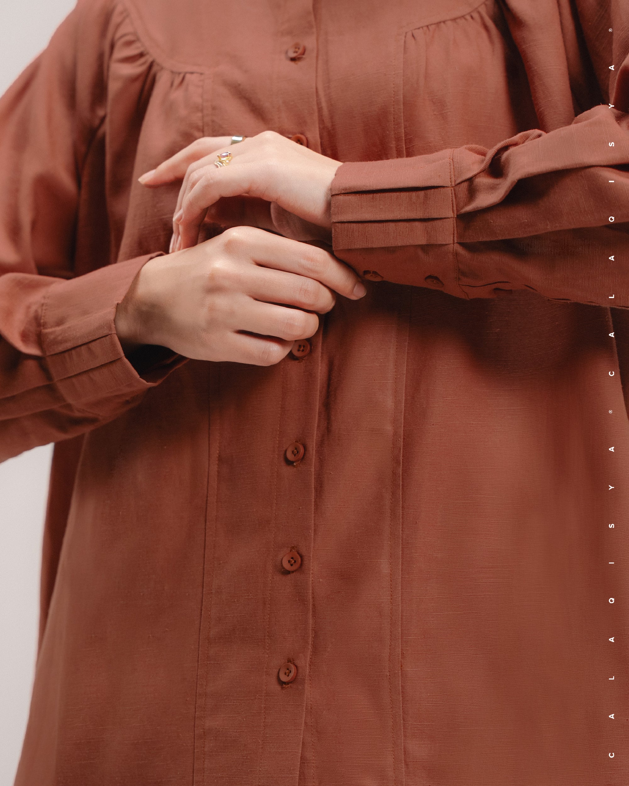 HUNNY TOP IN BURNT BRICK