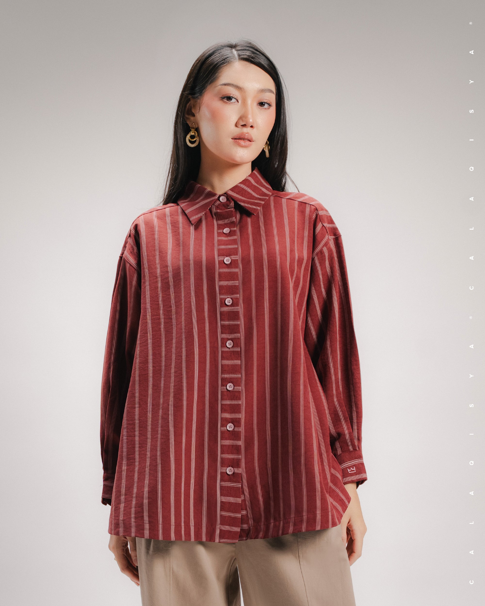 AMBER JESTER TOP IN BURNT RUSSET