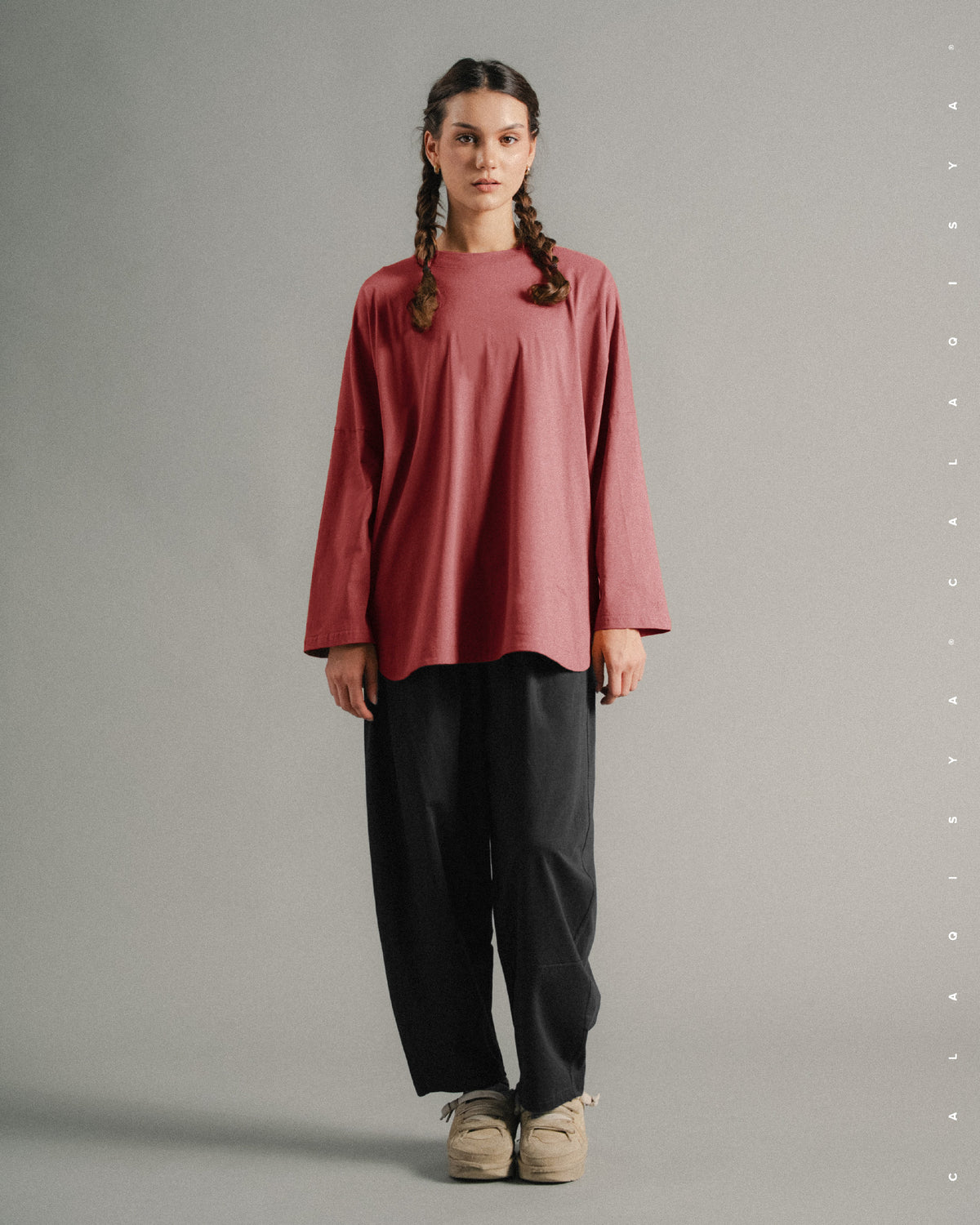 LIGHT TOP IN BURNT RUSSET