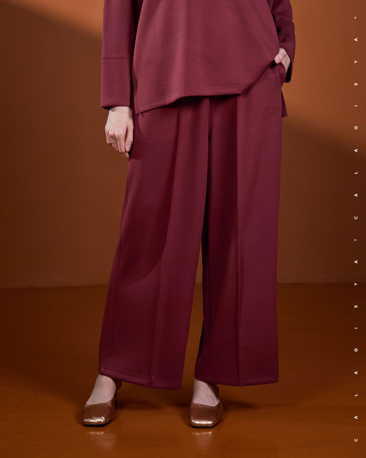 RUSH PANTS 2.0 IN BURNT RUSSET – CalaQisya