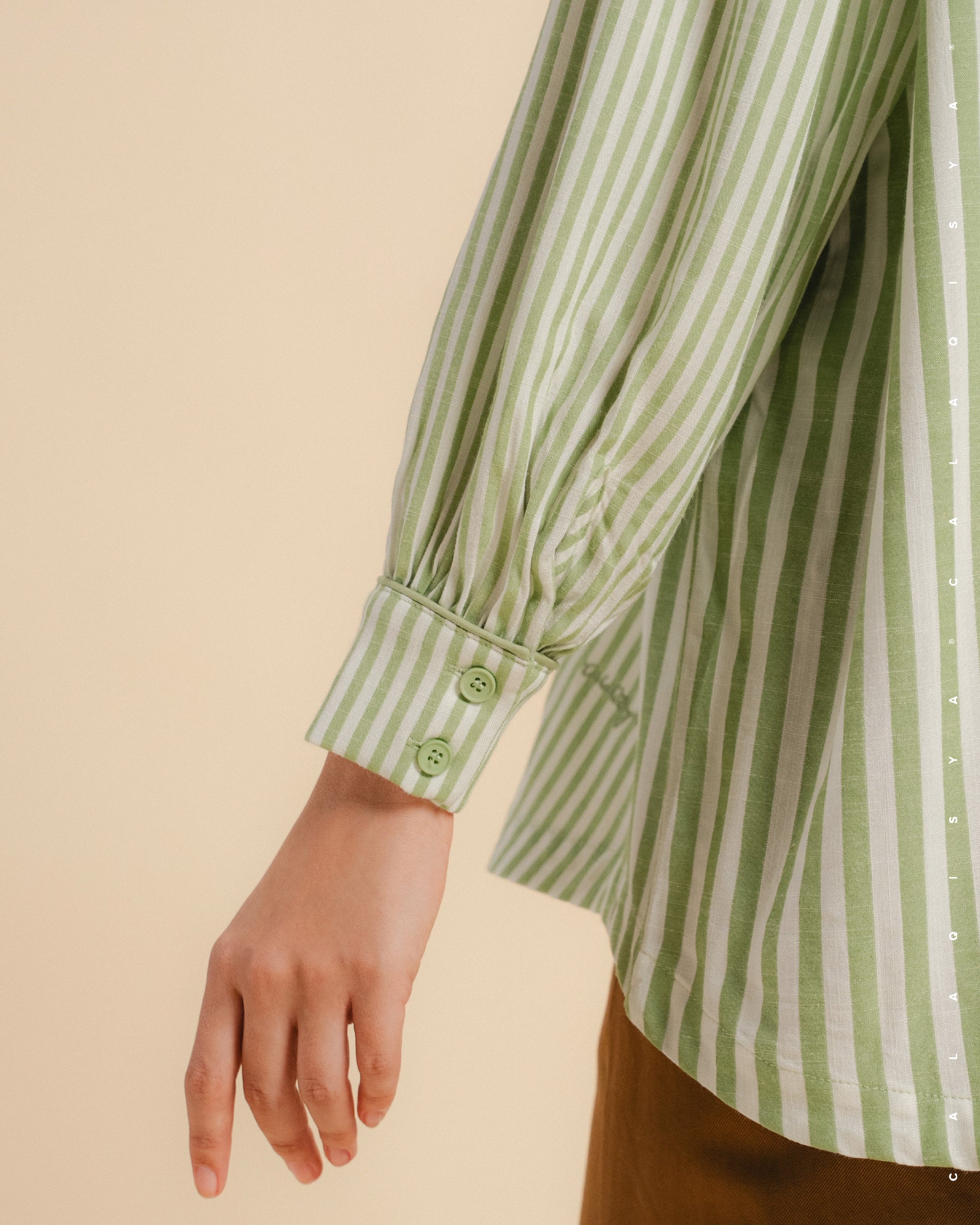 TILLY STRIPE TOP IN BUTTERFLY