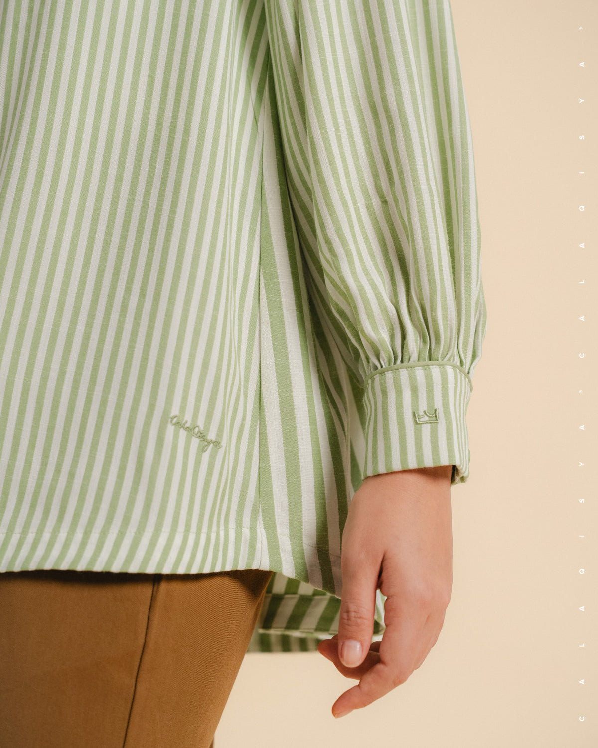 TILLY STRIPE TOP IN BUTTERFLY