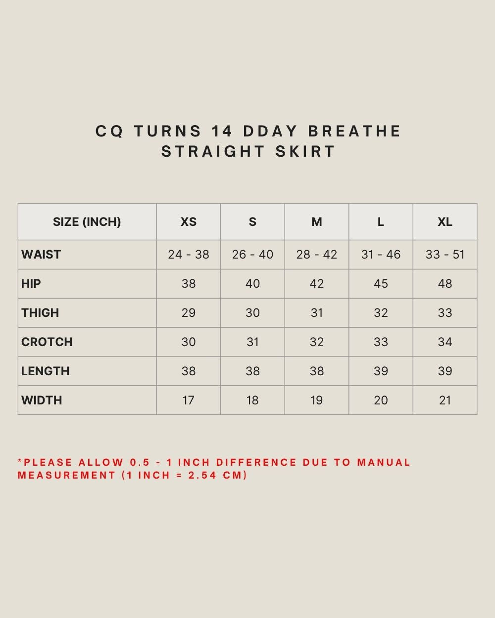 CQ TURNS 14 DDAY BREATHE STRAIGHT SKIRT IN BLUE BLACK