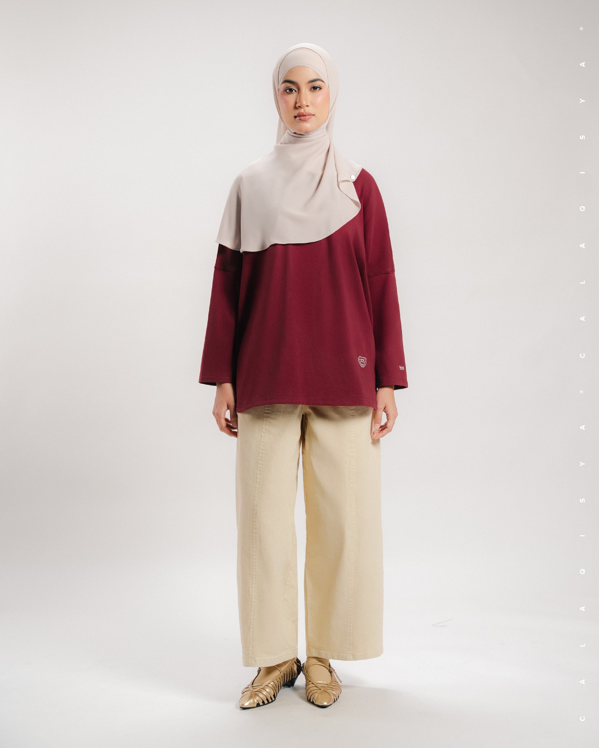CLOUD SHIRT IN CABERNET