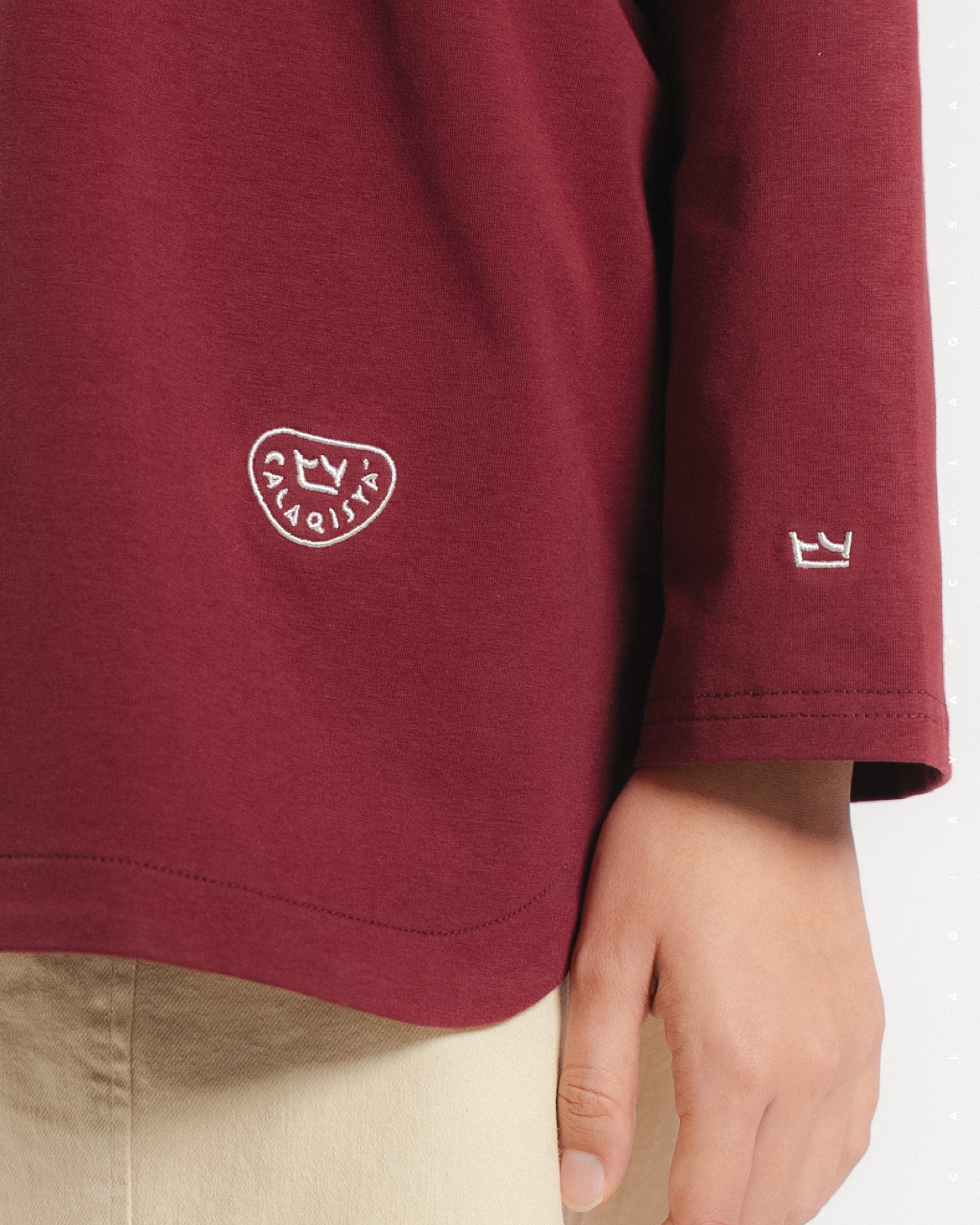 CLOUD SHIRT IN CABERNET