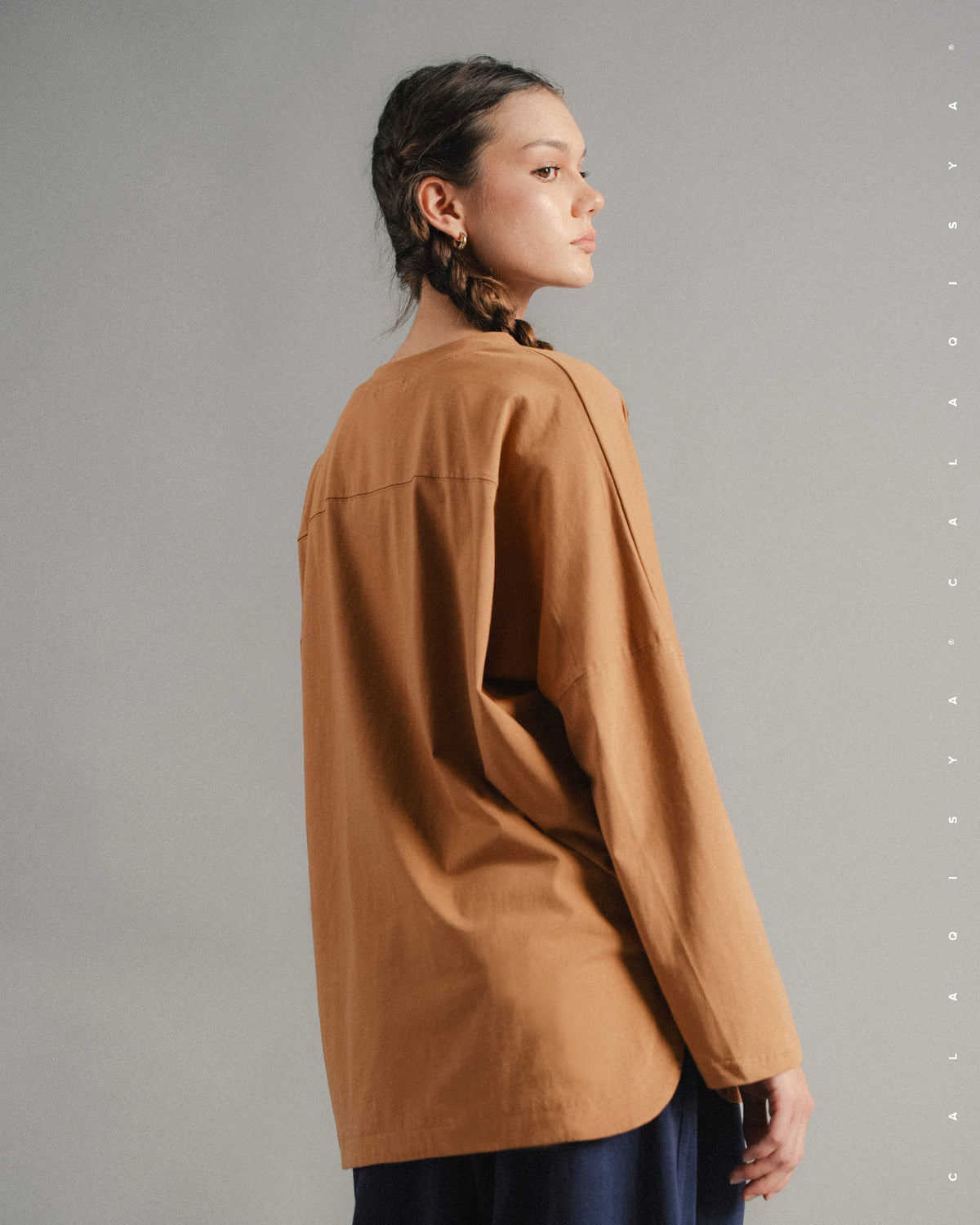 LIGHT TOP IN CASHEW