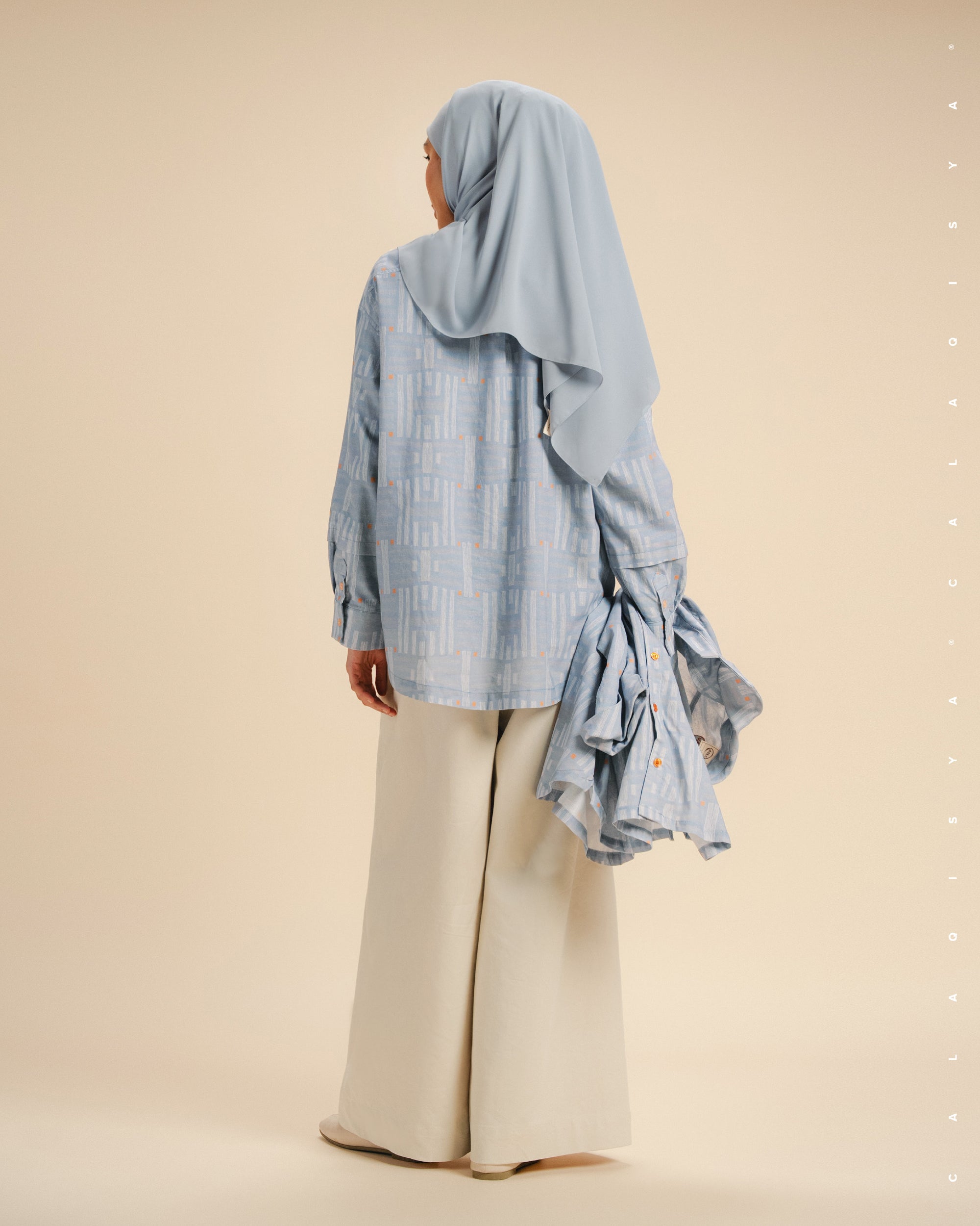 LOFT SHIRT IN CASHMERE BLUE (FULLY LINED)