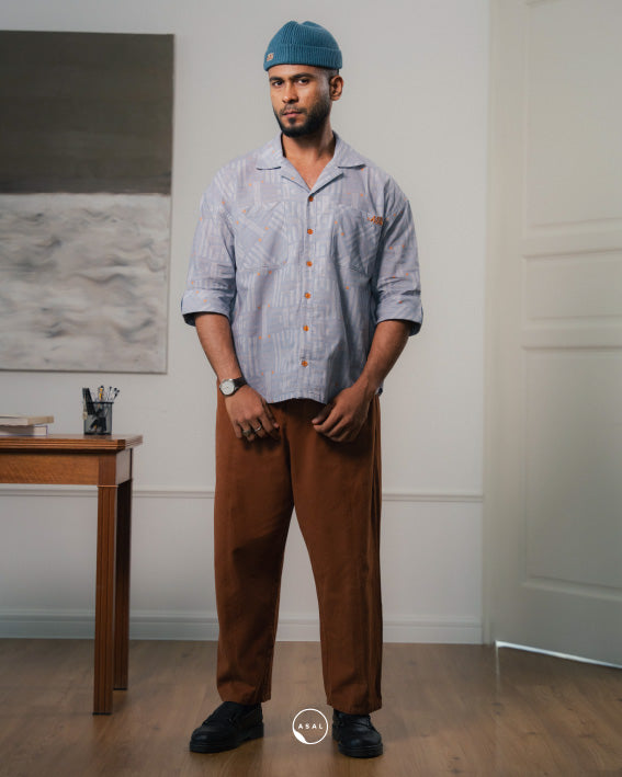 ASAL DEPT SHIRT IN CASHMERE BLUE