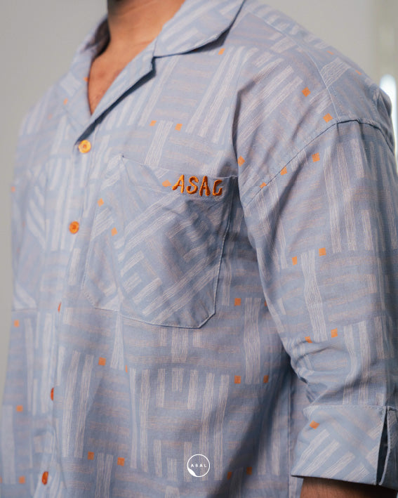 ASAL DEPT SHIRT IN CASHMERE BLUE