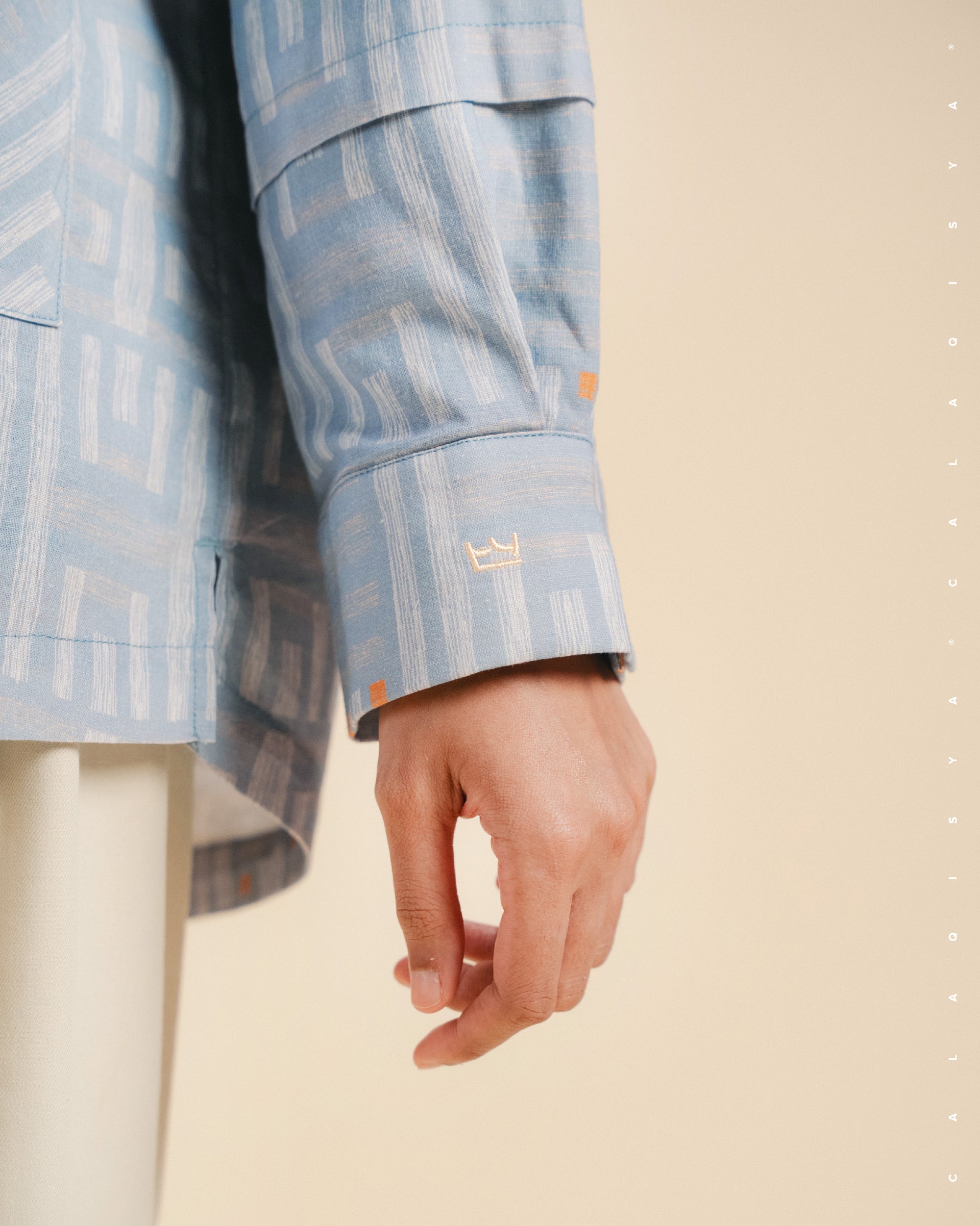 LOFT SHIRT IN CASHMERE BLUE (FULLY LINED)