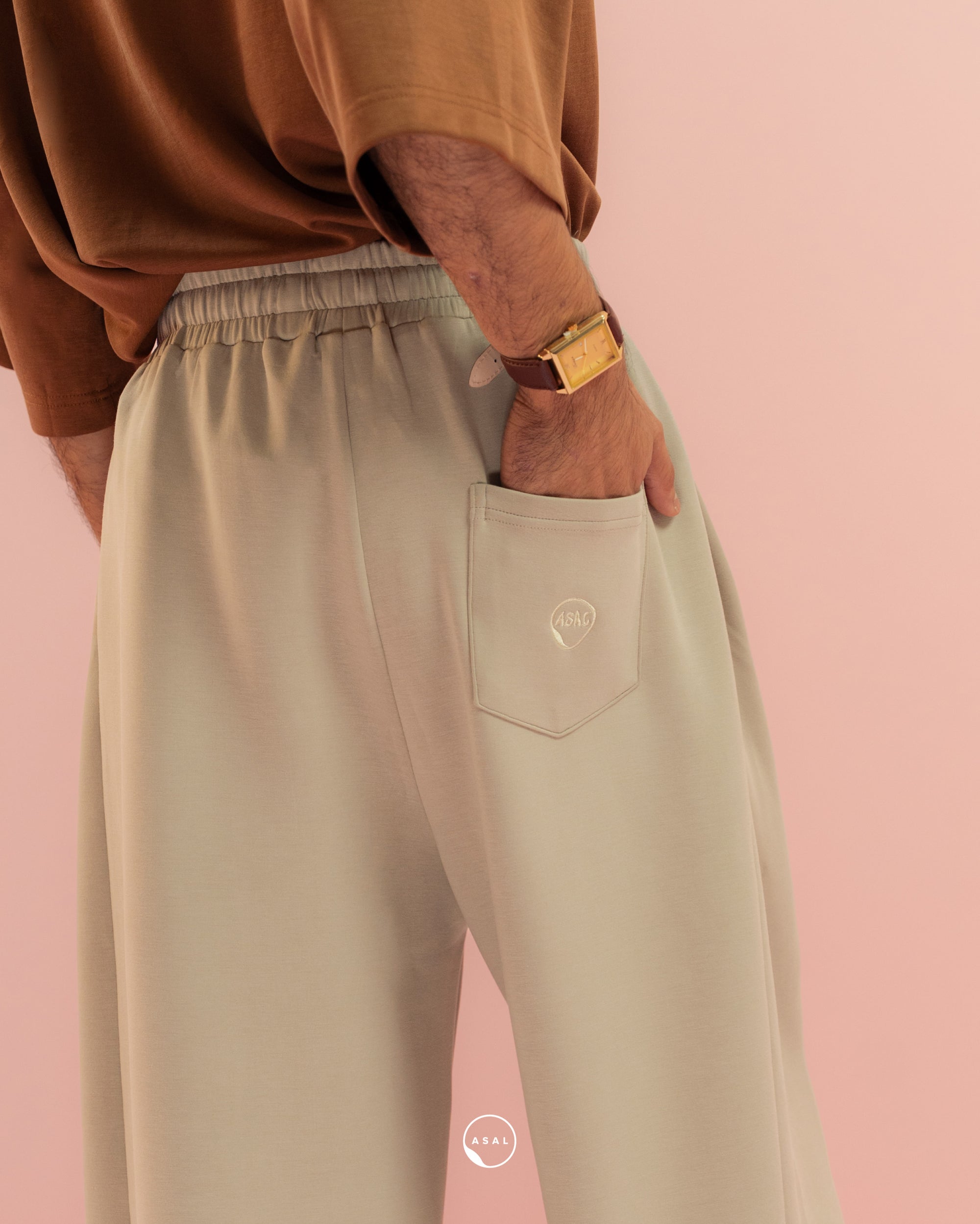 COLUMN RUSH PANTS IN CASTLE WALL