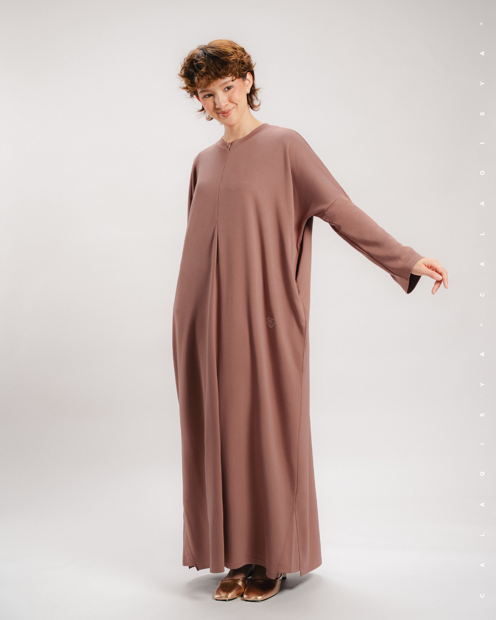 BREATHE RUSH DRESS IN CEDAR WOOD