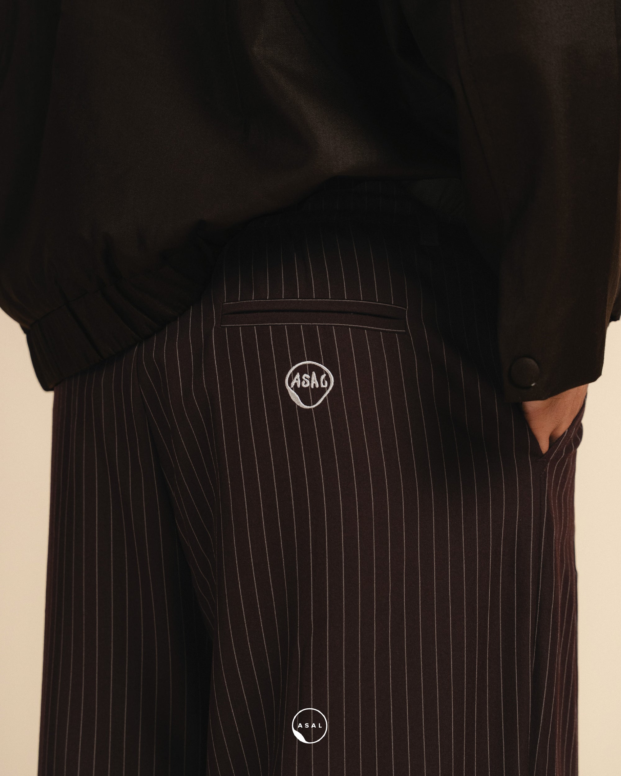 ASAL POLISHED PANTS IN CHICORY COFFEE