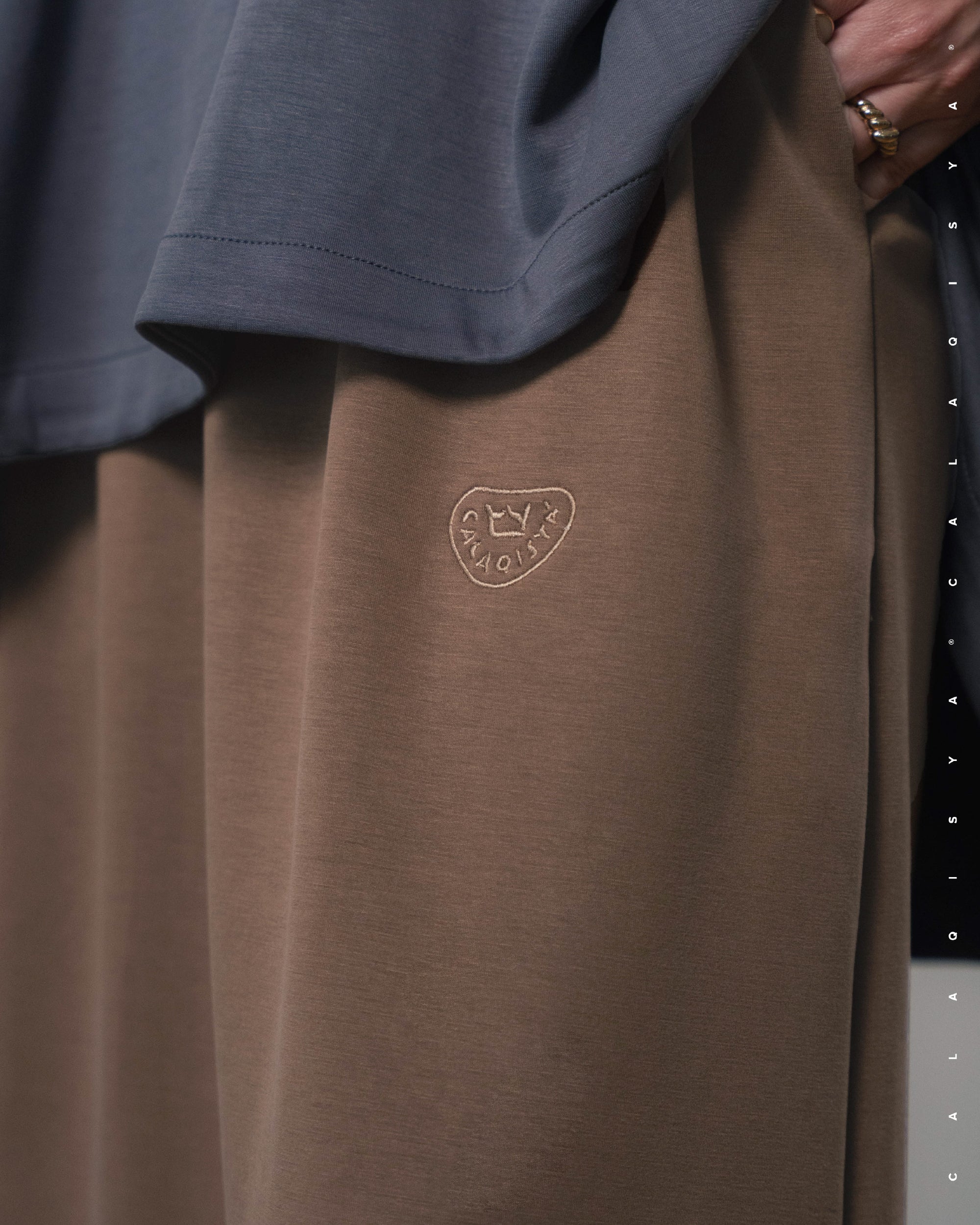 RUSH BREEN SKIRT IN CHOCOLATE LAB