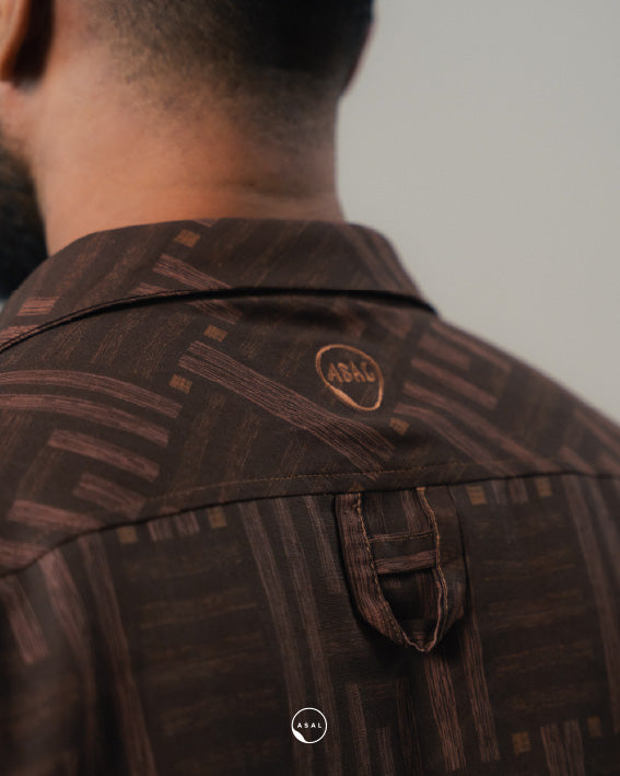 ASAL DEPT SHIRT IN CHOCOLATE TORTE