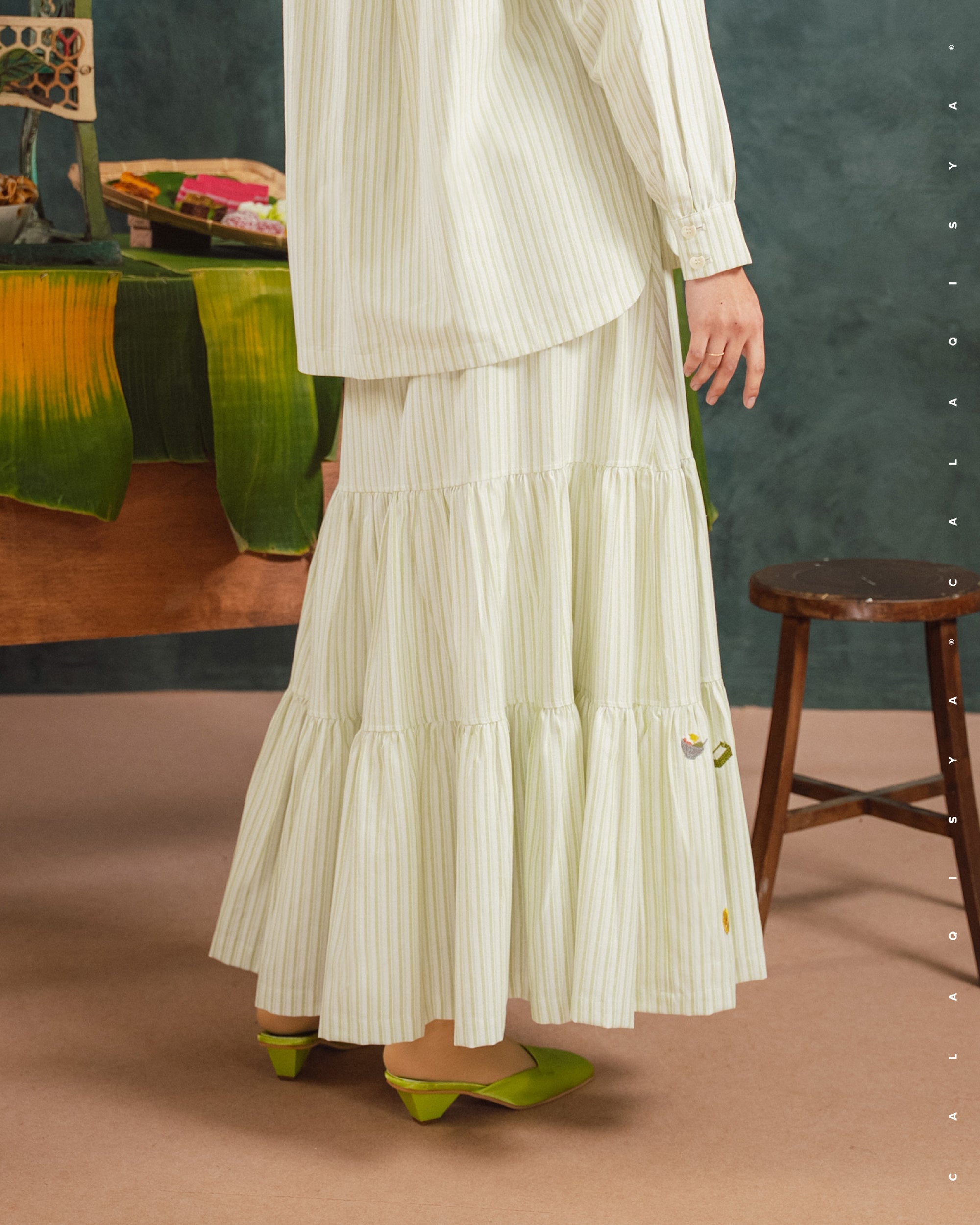 RW SENJA SKIRT IN CITRON