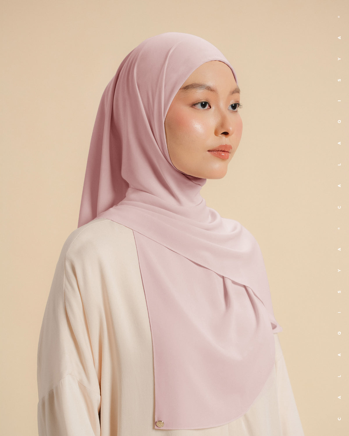 DANIAH FULL UNDERSCARF IN CLOUD PINK