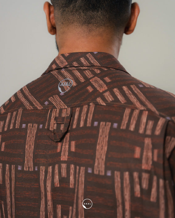 ASAL DEPT SHIRT IN COFFEE BEAN