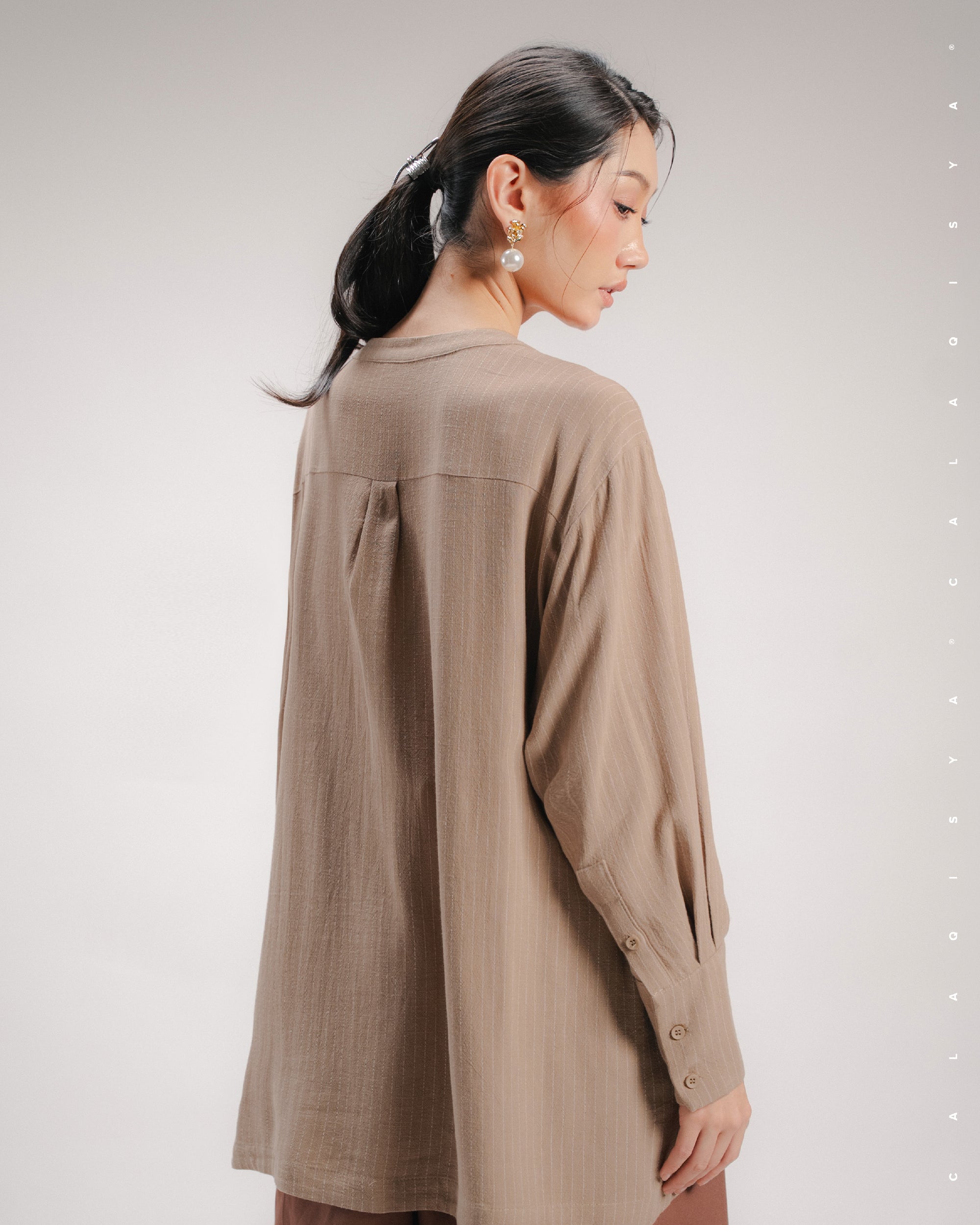 EVERYDAY STRIPE SHIRT IN CUBAN SAND