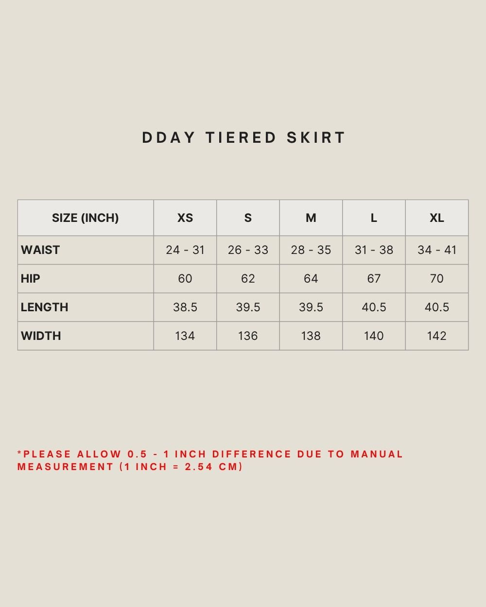 DDAY TIERED SKIRT IN BLACK