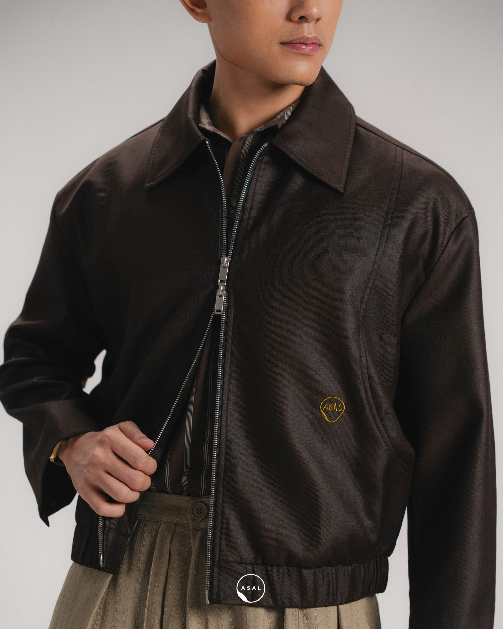 ASAL DIVISION JACKET IN DARK EARTH