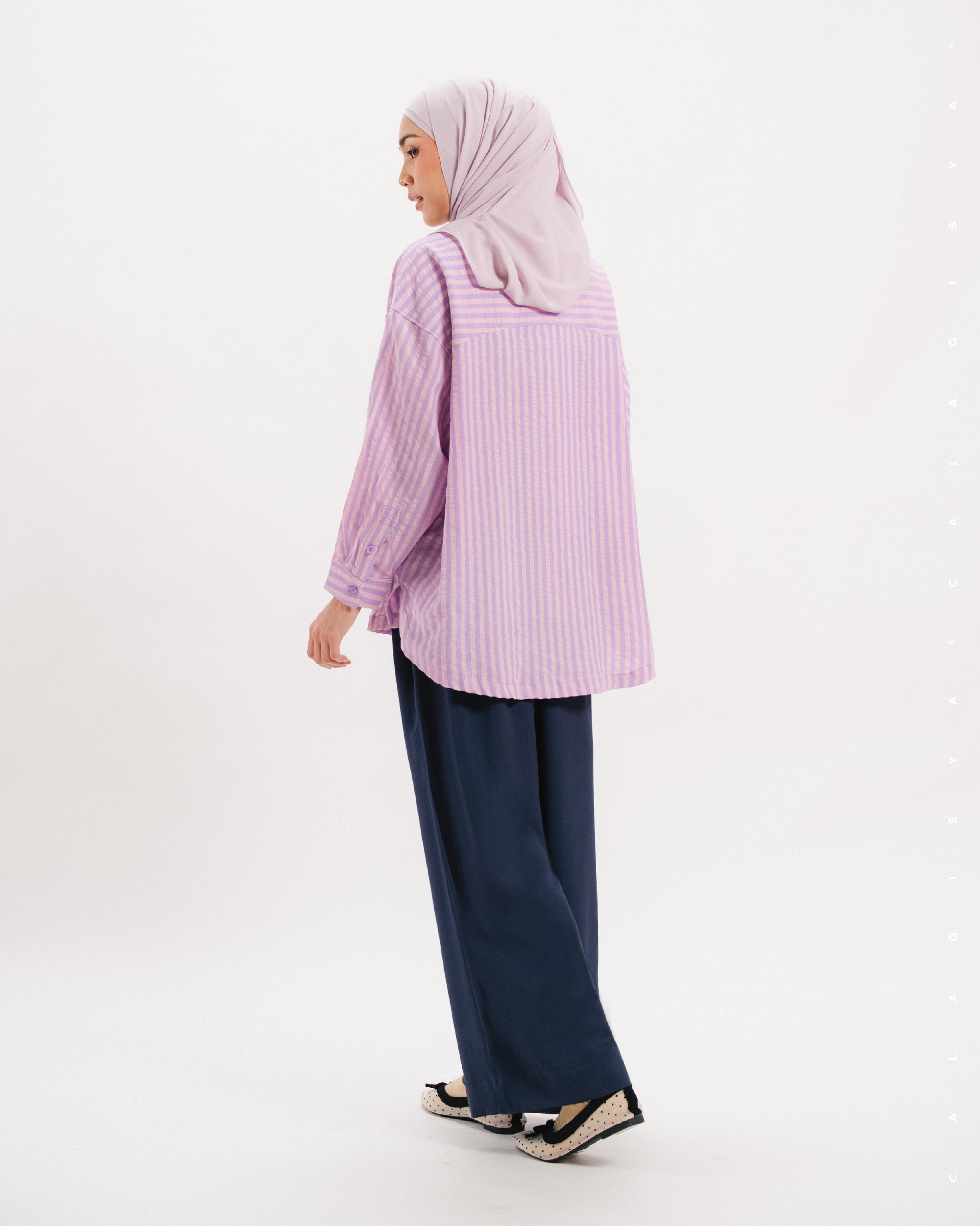 AKAAR PANTS IN DARK SAPPHIRE