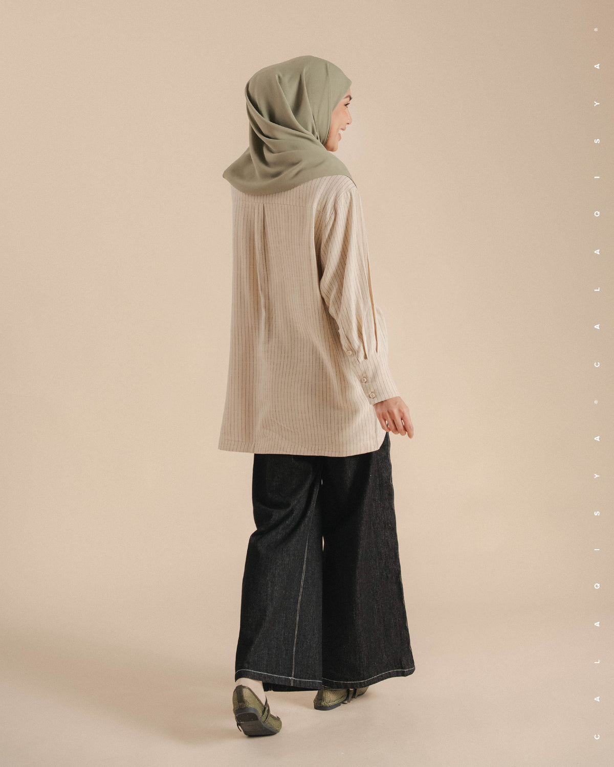 EVERYDAY STRIPE SHIRT IN DAWN