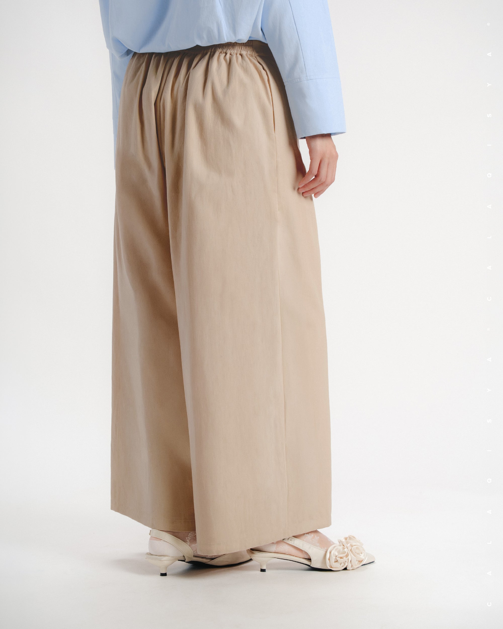 TORTA PANTS (100% COTTON) (FULLY LINED) IN DAWN