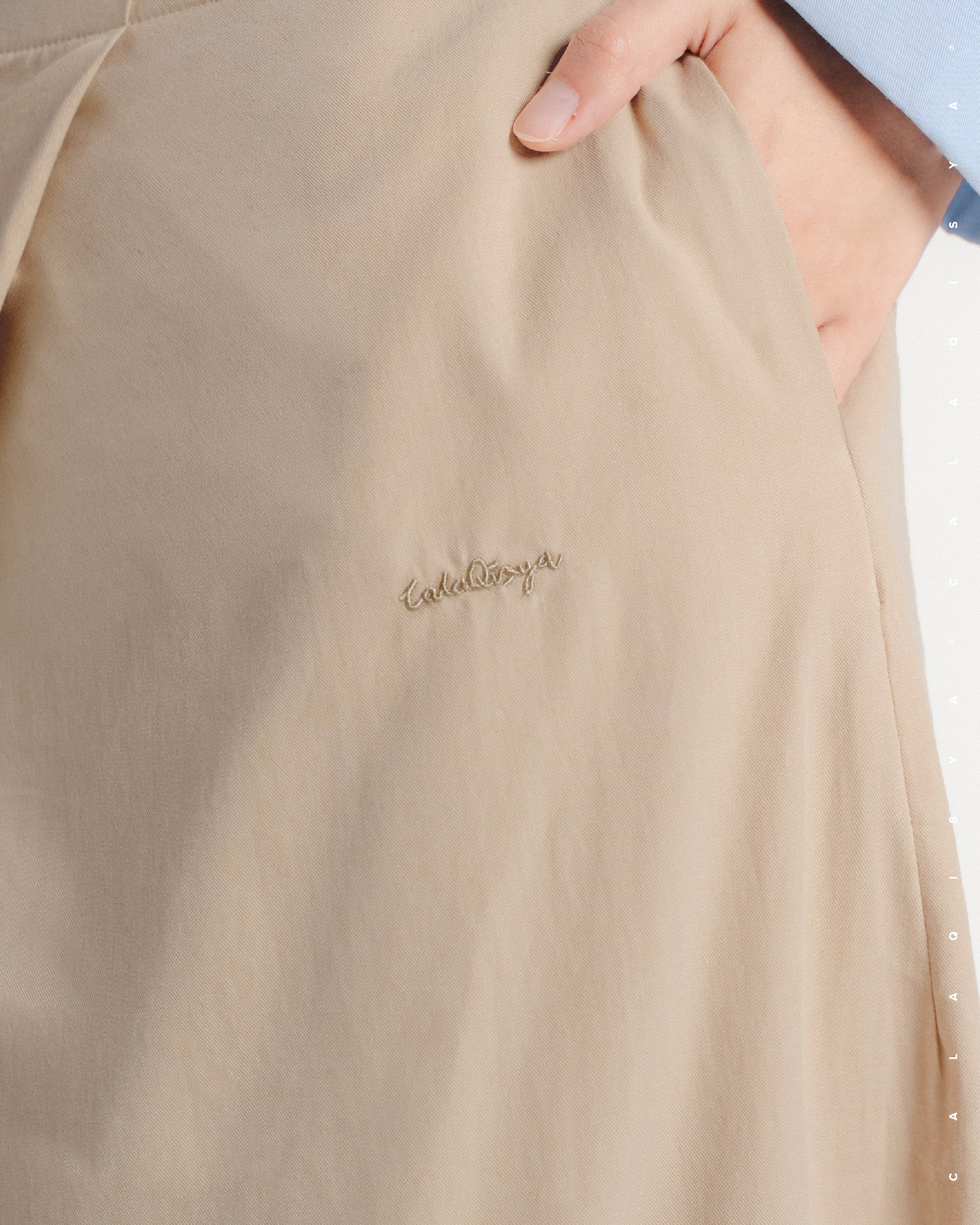 TORTA PANTS (100% COTTON) (FULLY LINED) IN DAWN