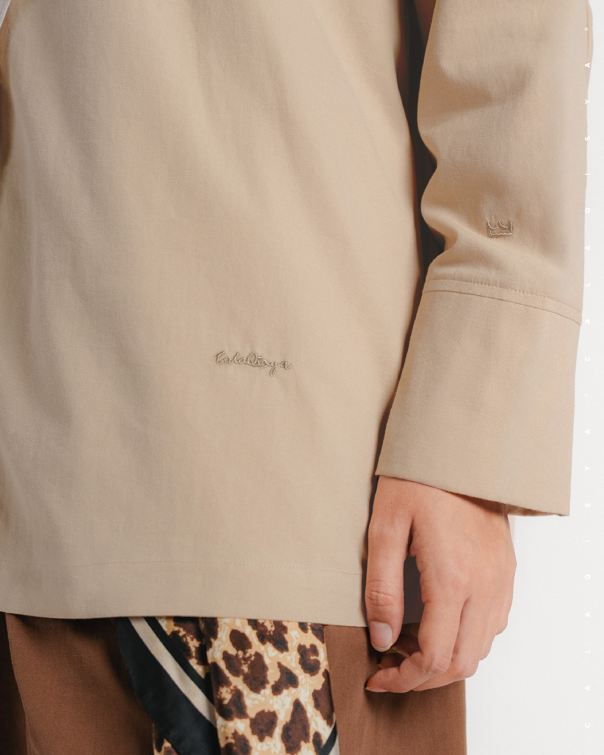 TORTA SHIRT (100% COTTON) (FULLY LINED) IN DAWN