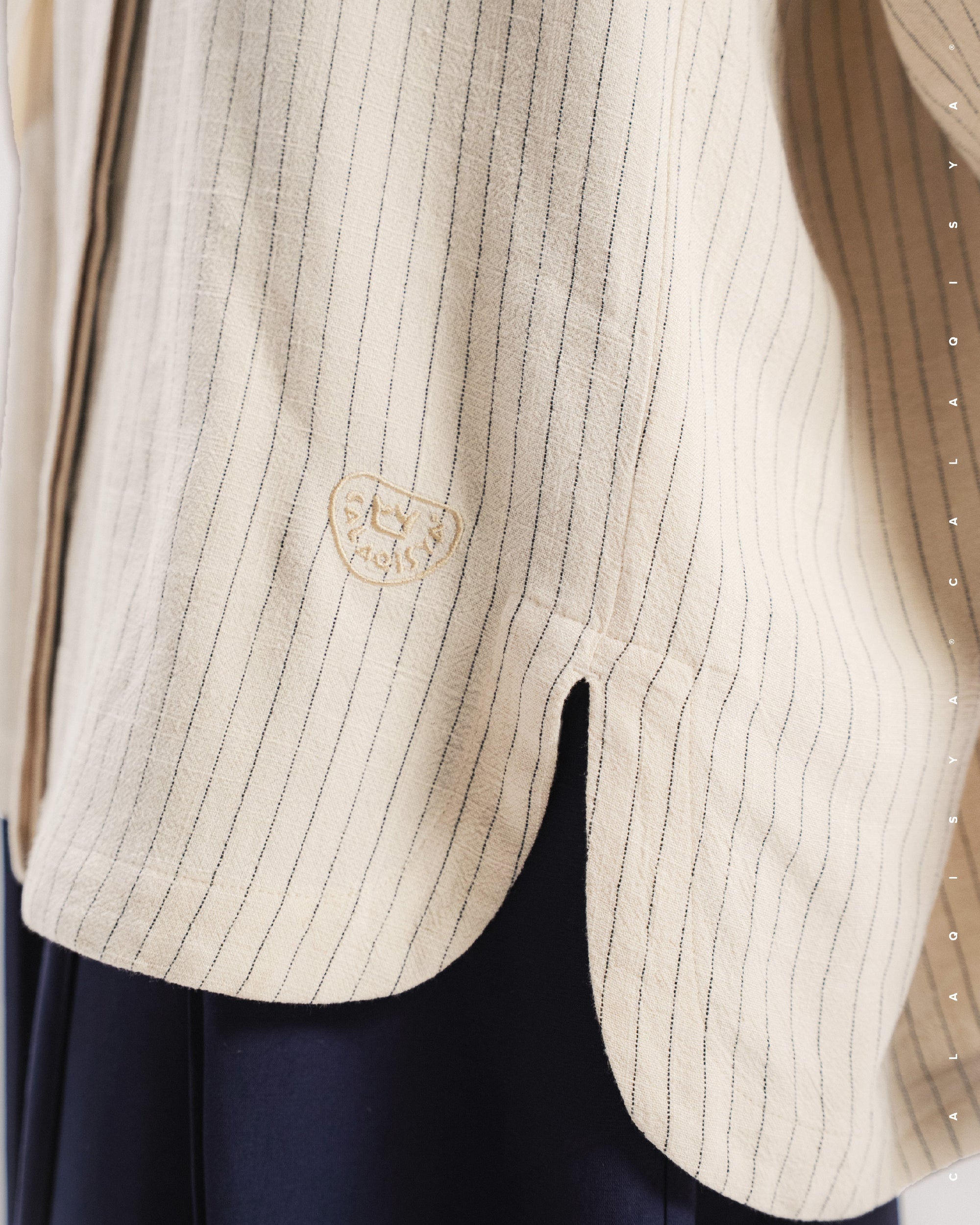 EVERYDAY STRIPE SHIRT IN DAWN