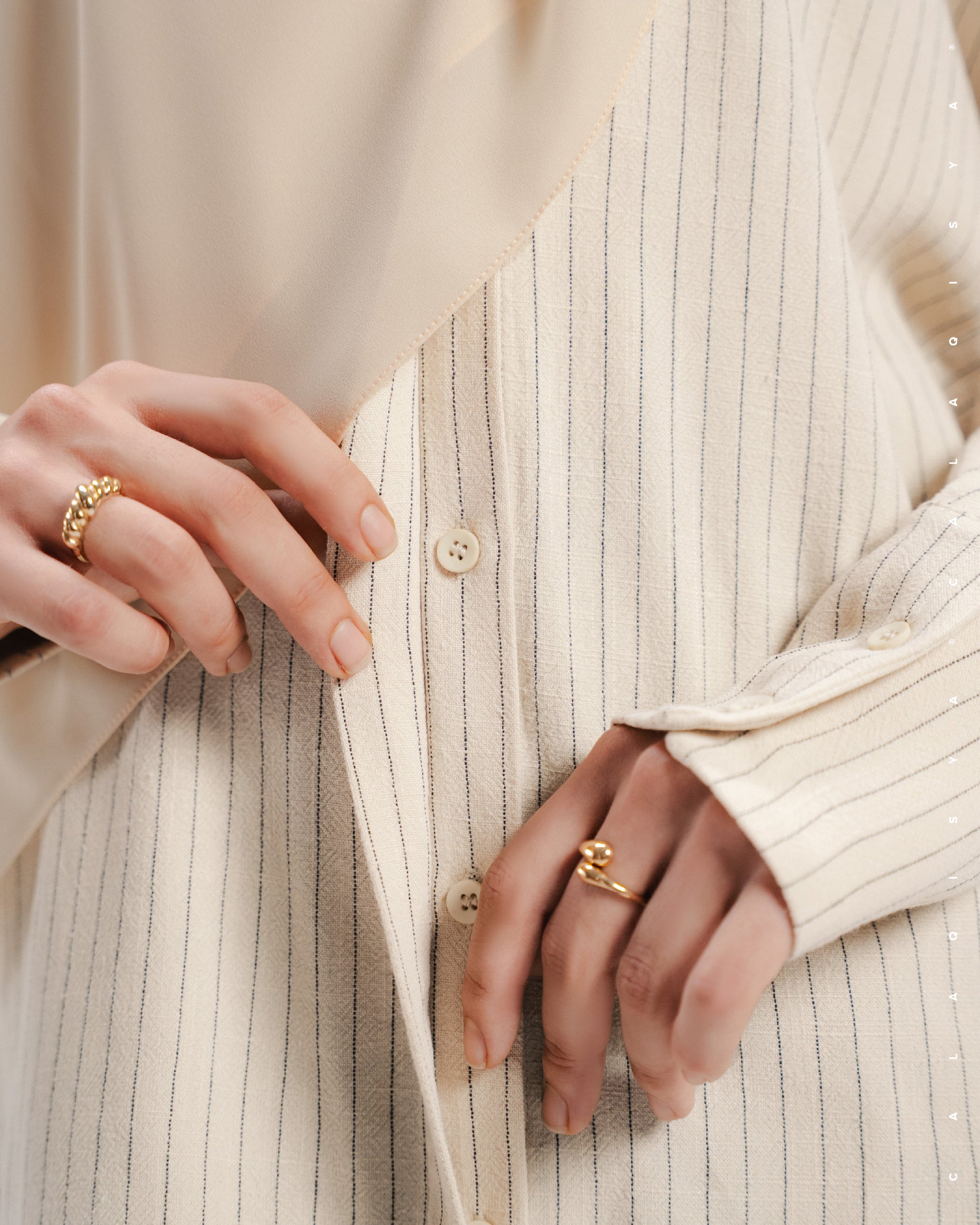 EVERYDAY STRIPE SHIRT IN DAWN