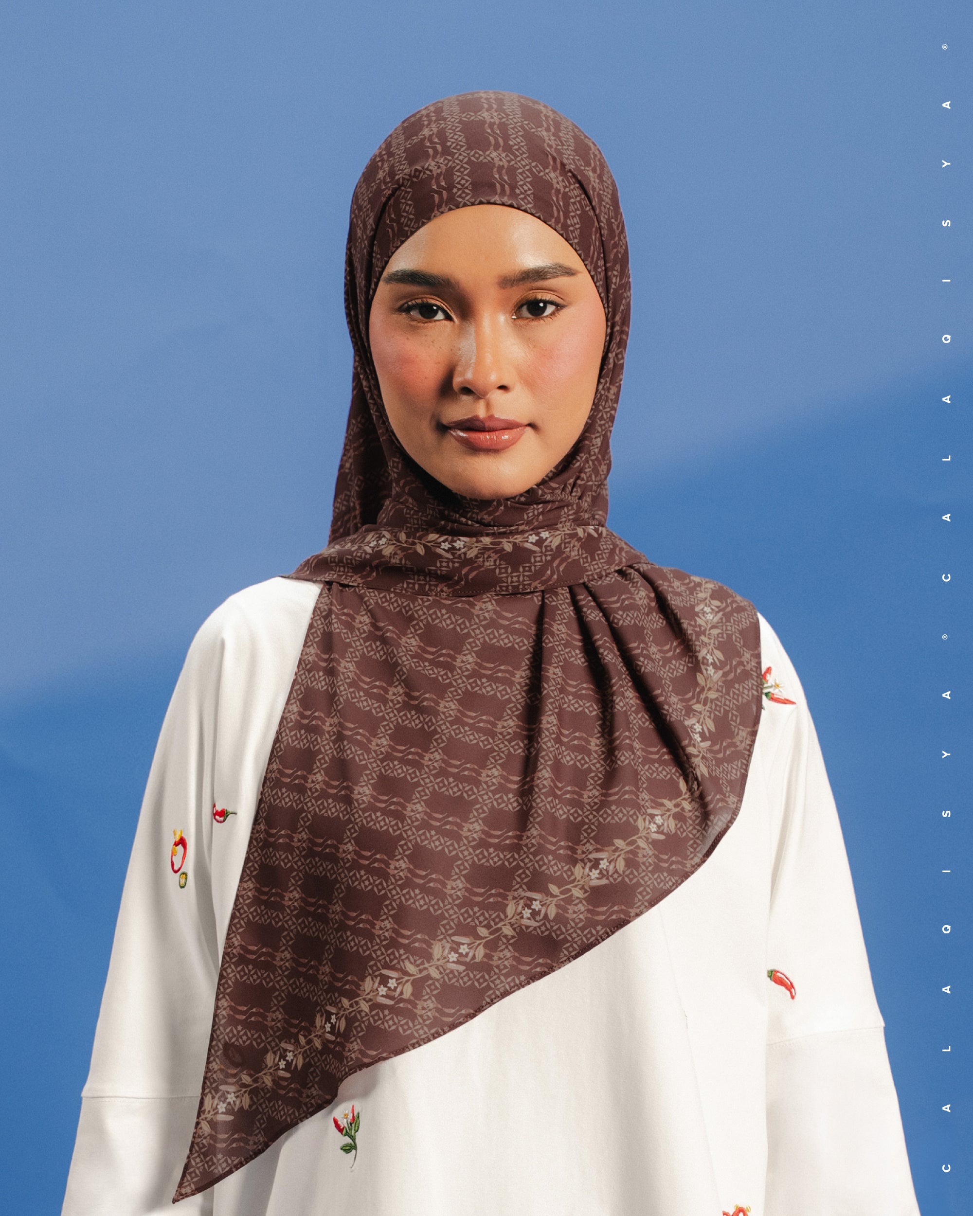 KKCP NEST TIE BACK UNDERCHIN (TRIANGLE) IN DECADENT CHOCOLATE