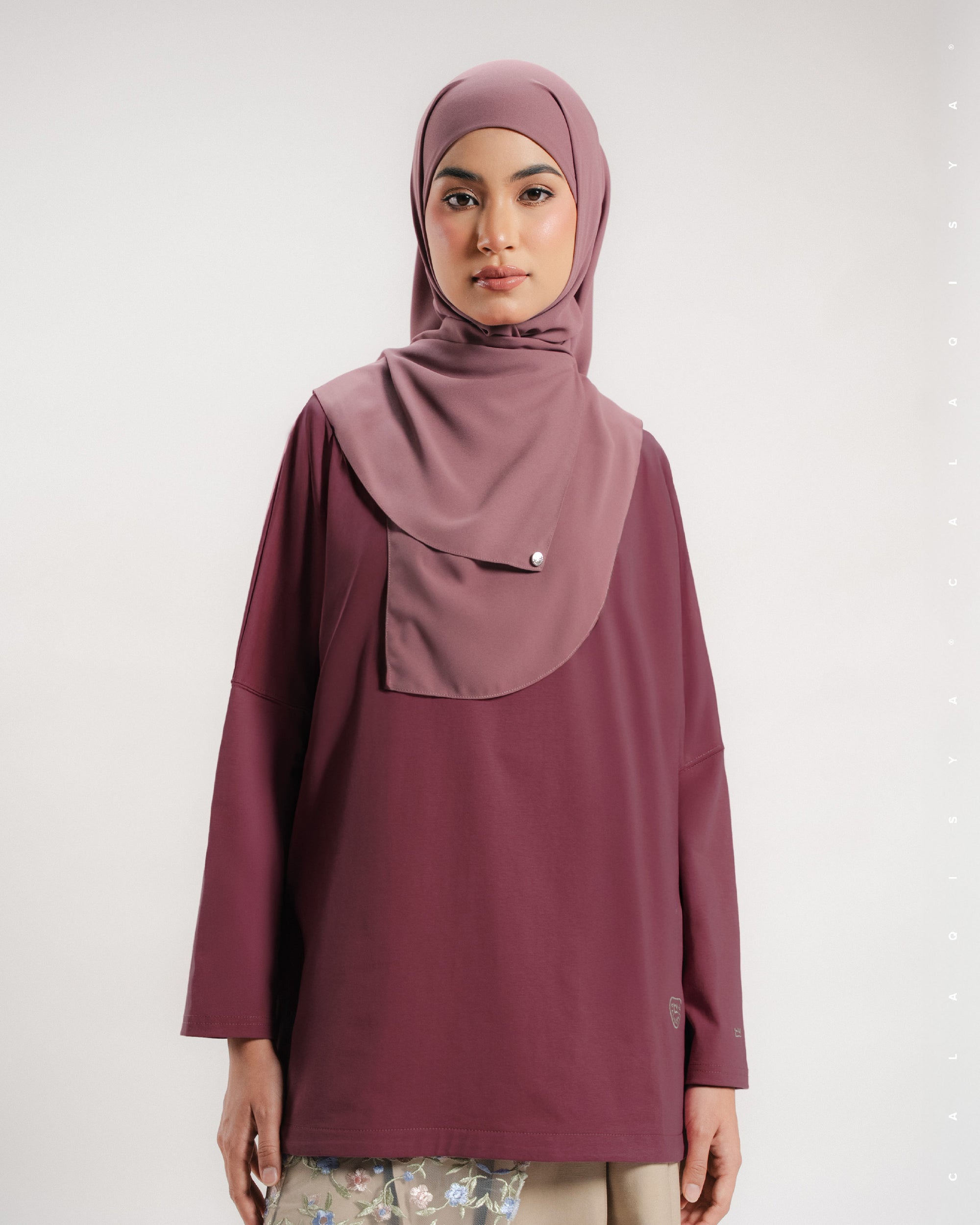 CLOUD SHIRT IN DECO ROSE