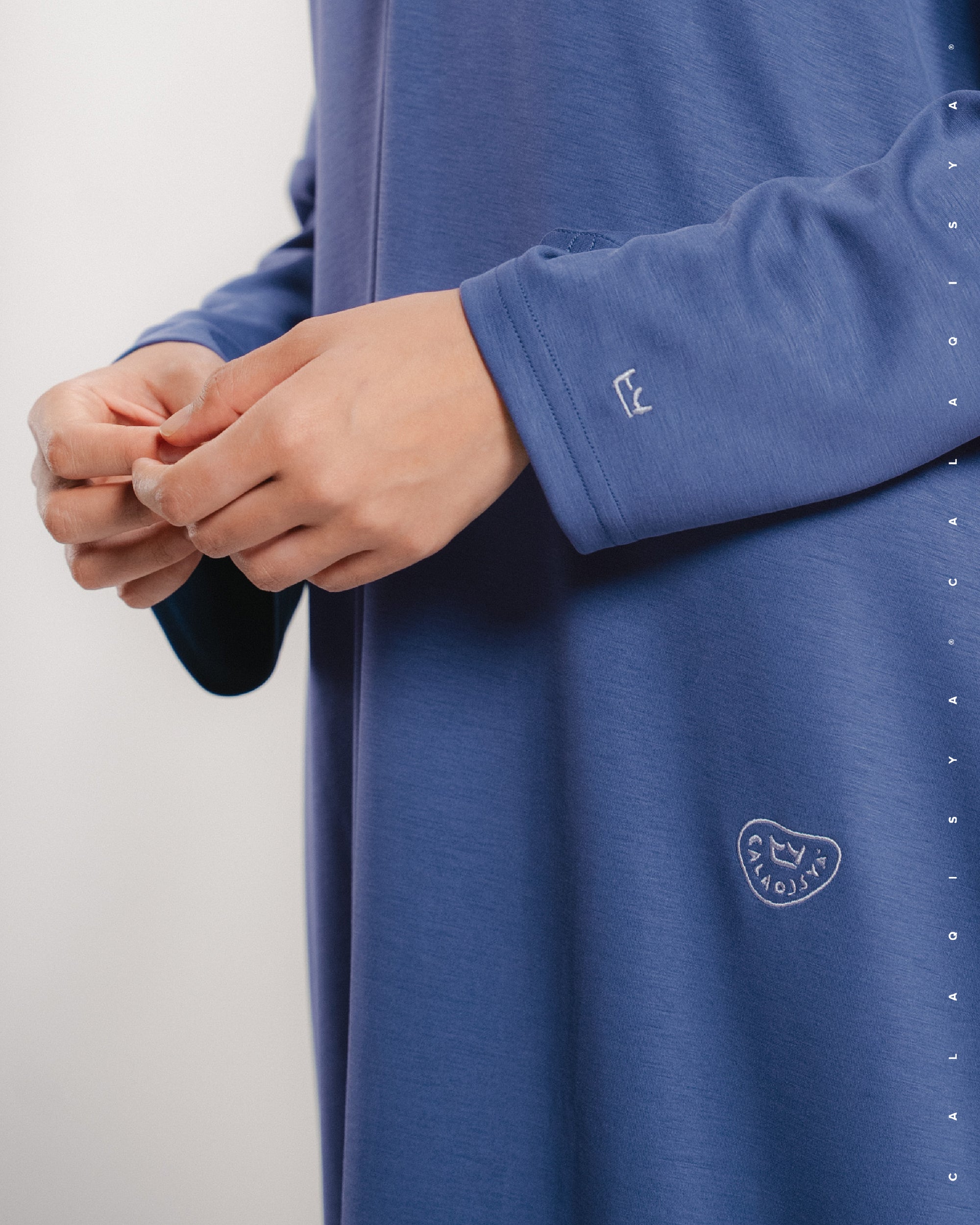 BREATHE RUSH DRESS IN DEEP COBALT