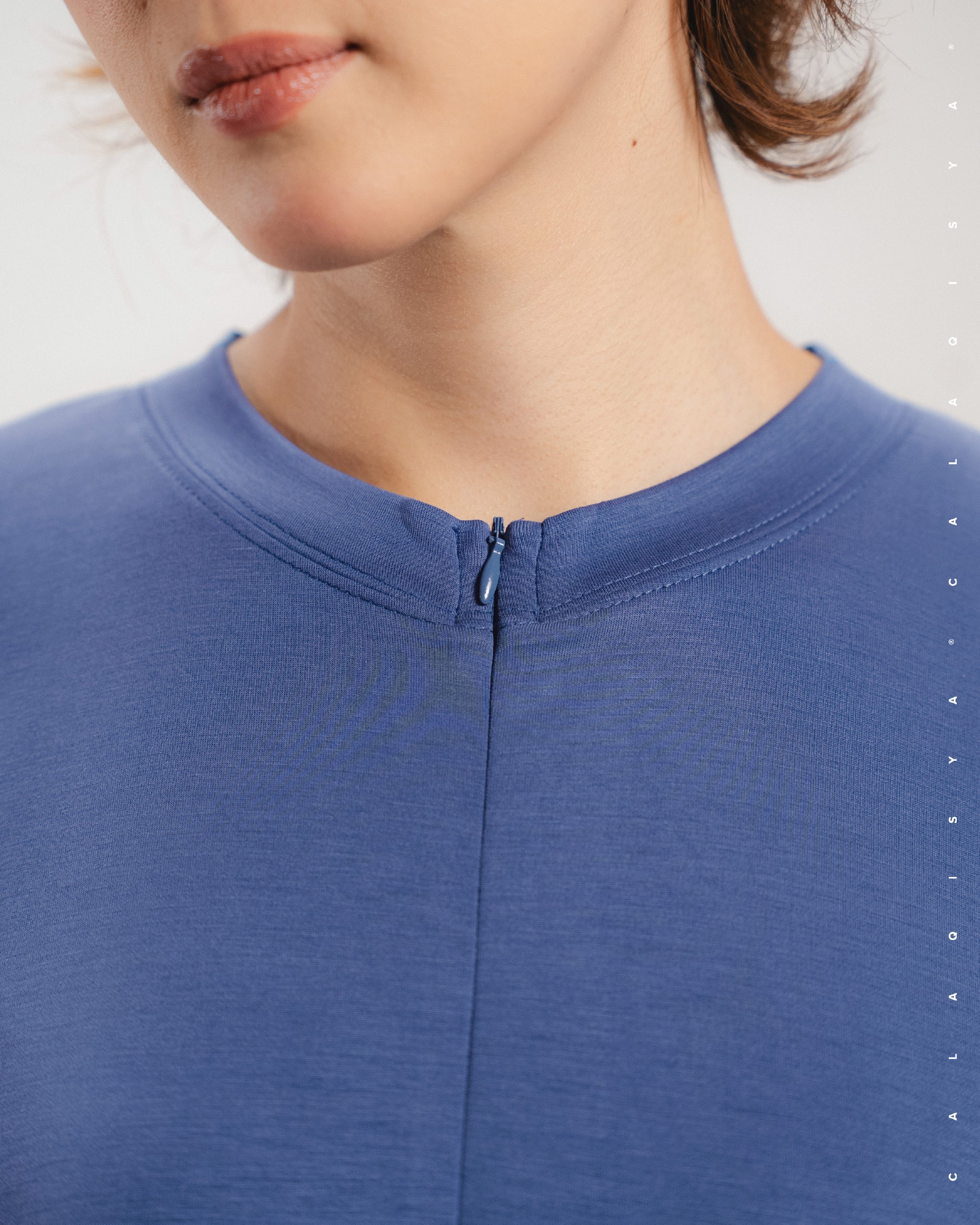 BREATHE RUSH DRESS IN DEEP COBALT