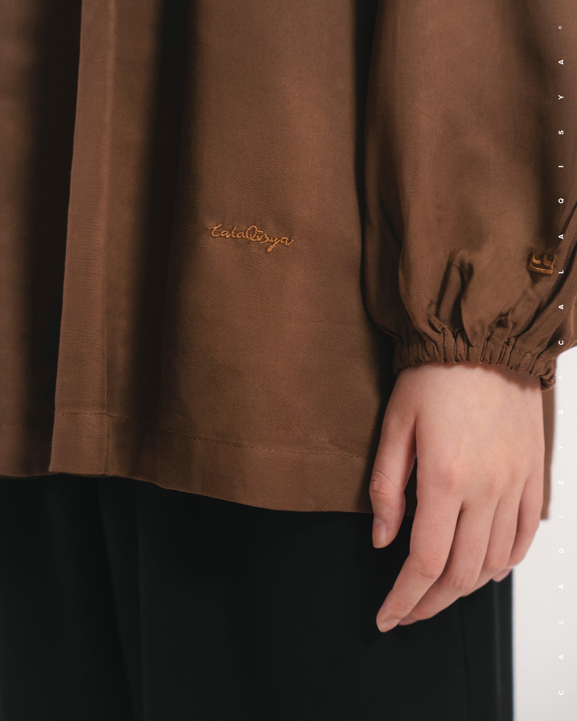 CELIA IN DOWNTOWN BROWN