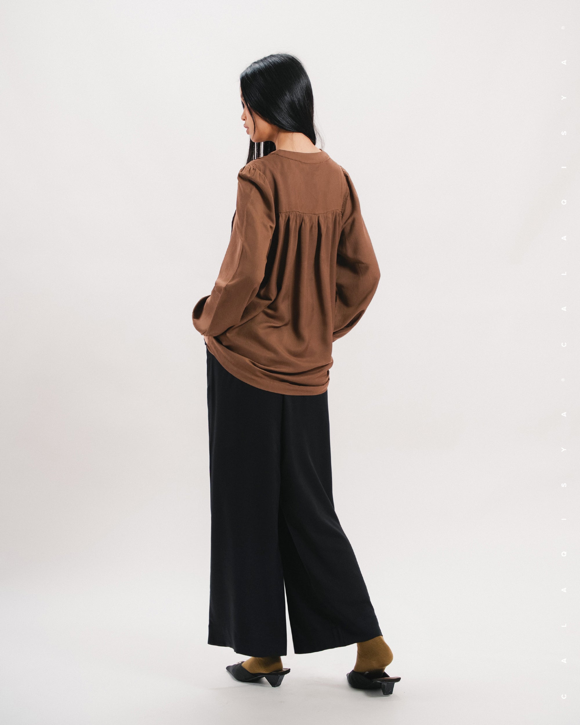 CELIA IN DOWNTOWN BROWN