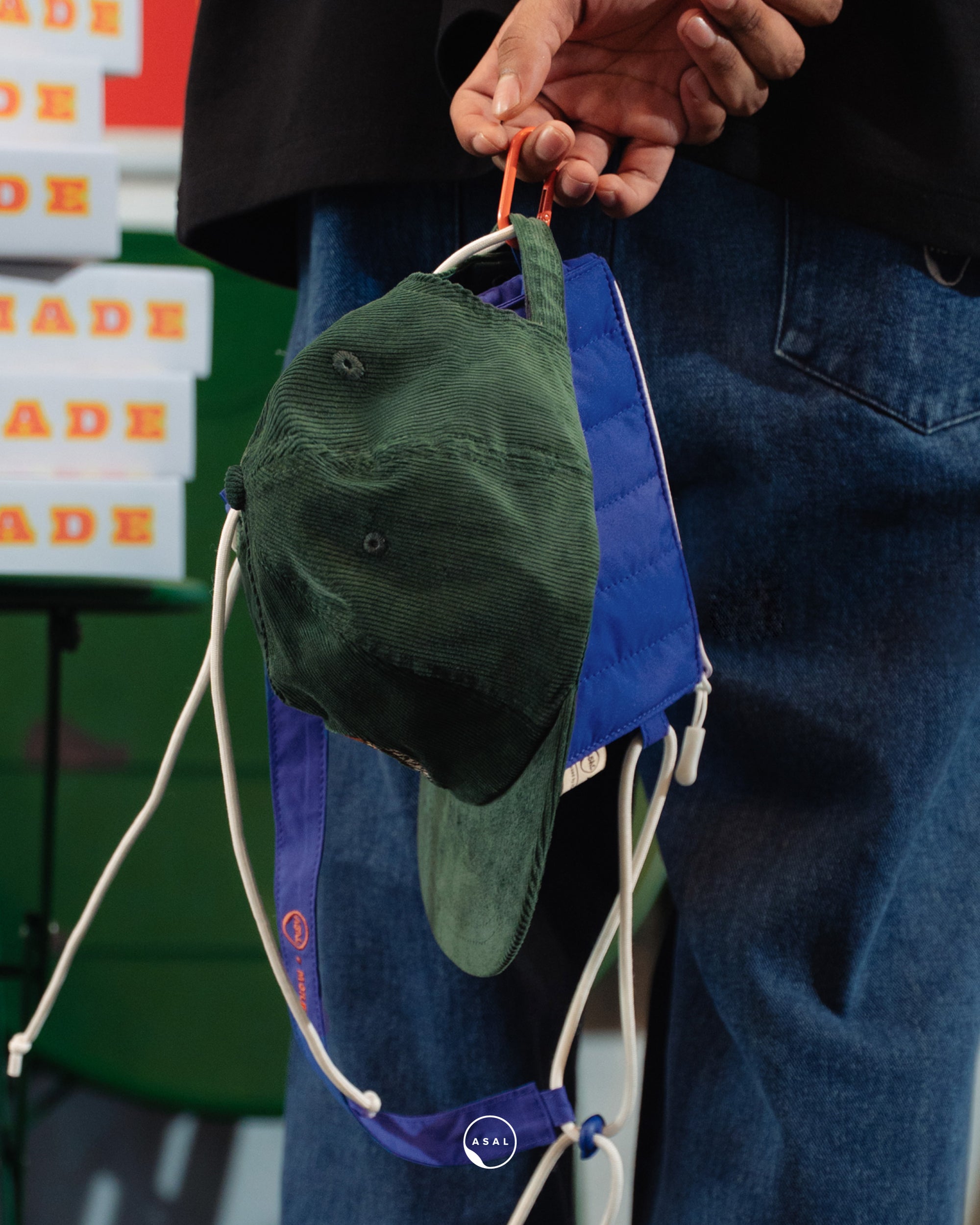 ASAL X MOKKY&#39;S MELLOW CAP IN DUFFLE BAG