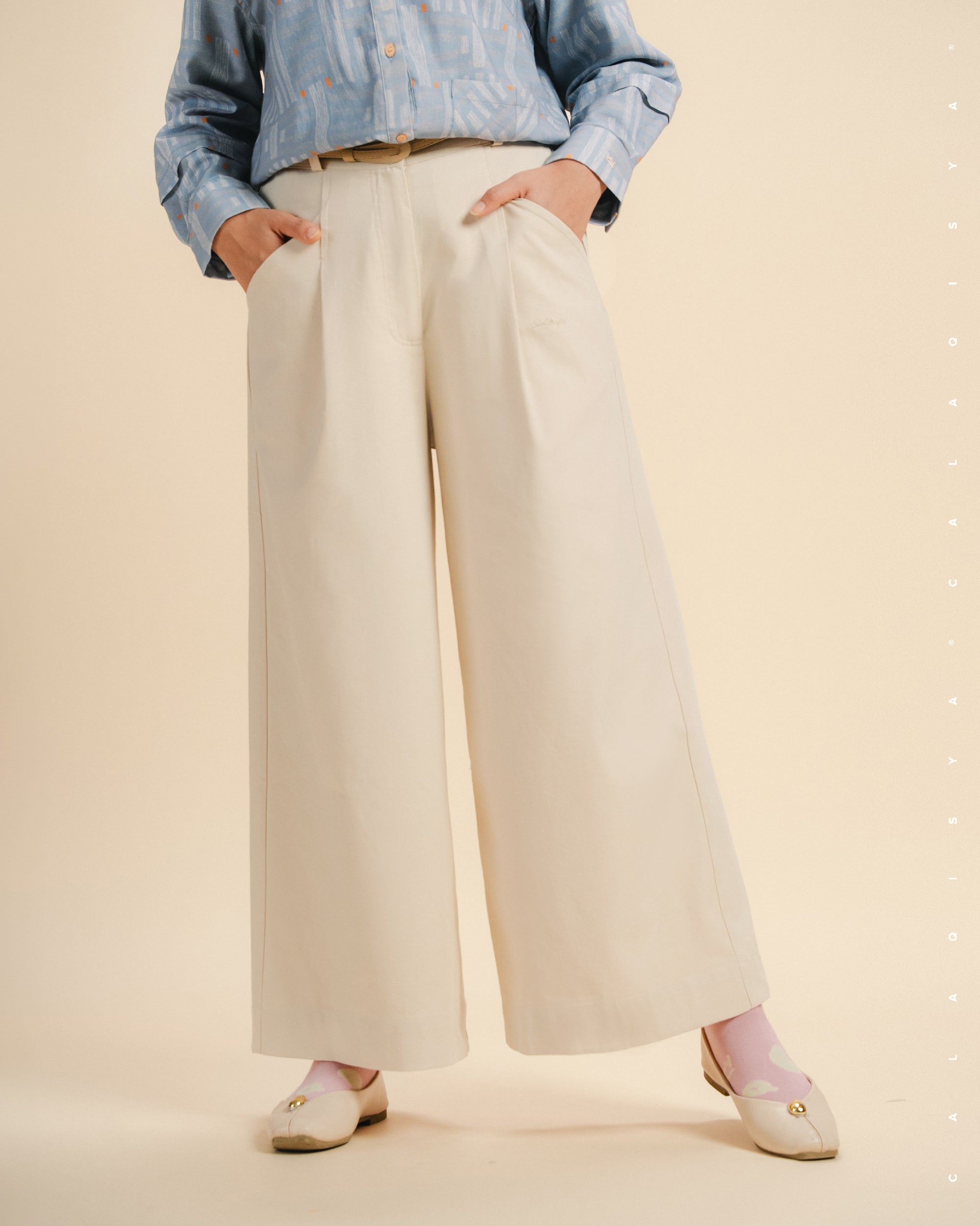 MARNIE PANTS IN EGGNOG