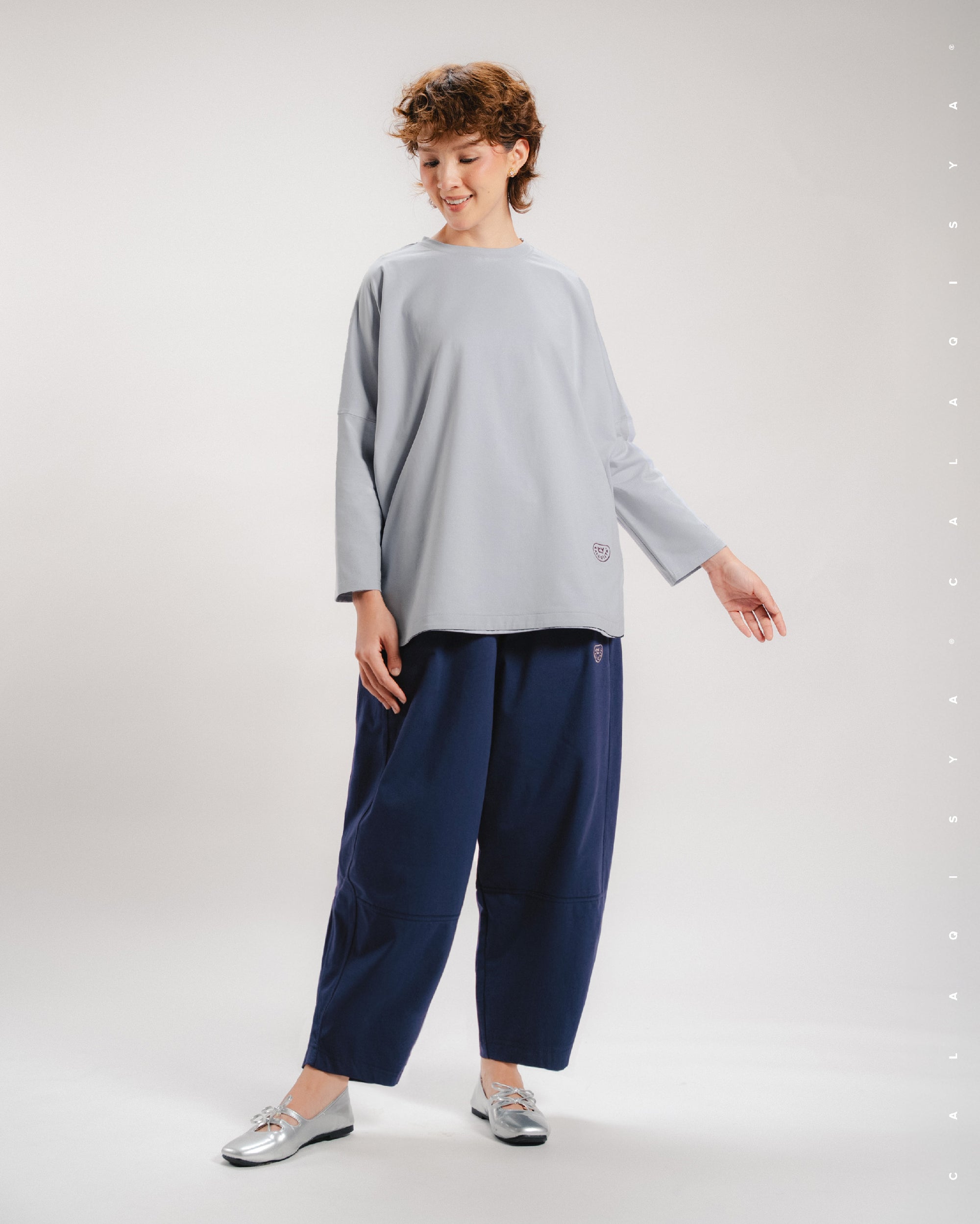 CLOUD COCOON PANTS IN EVENING BLUE