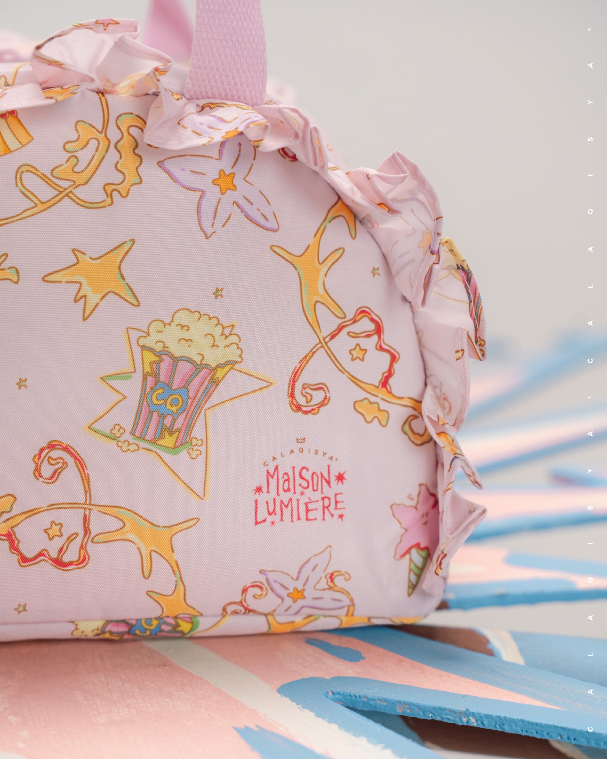 MAISON LUMIERE THERMAL LUNCH BAG IN FESTIVAL BLOOM