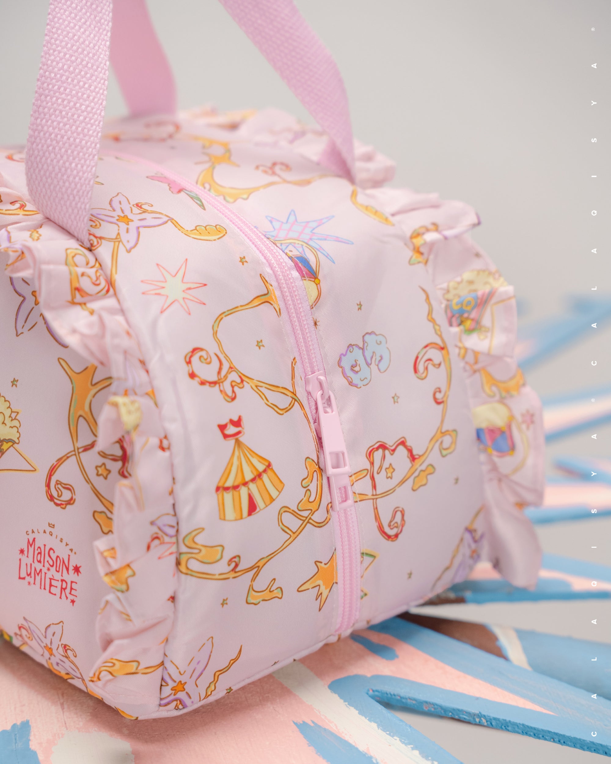 MAISON LUMIERE THERMAL LUNCH BAG IN FESTIVAL BLOOM