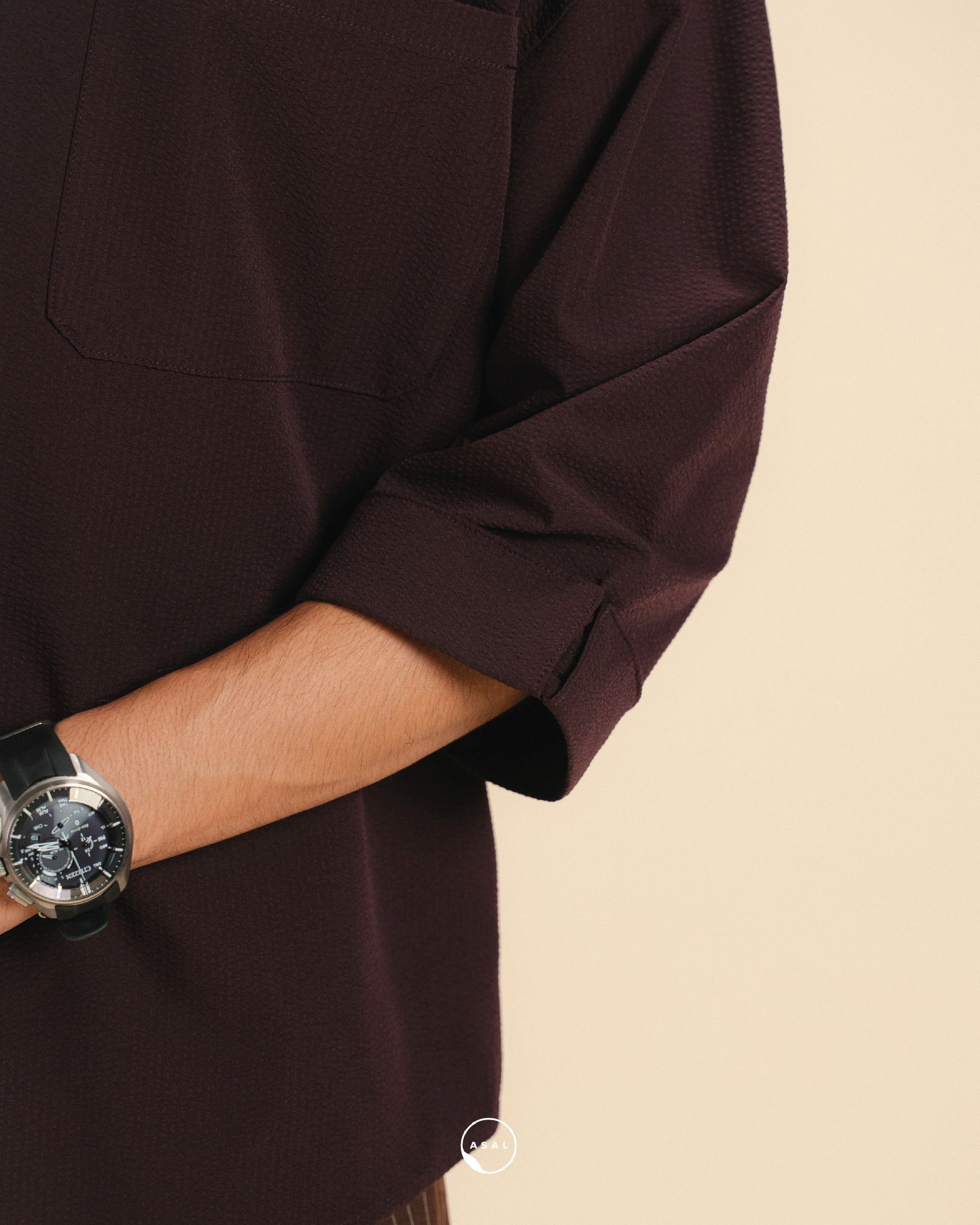 ASAL PRALINE SHIRT IN FIG