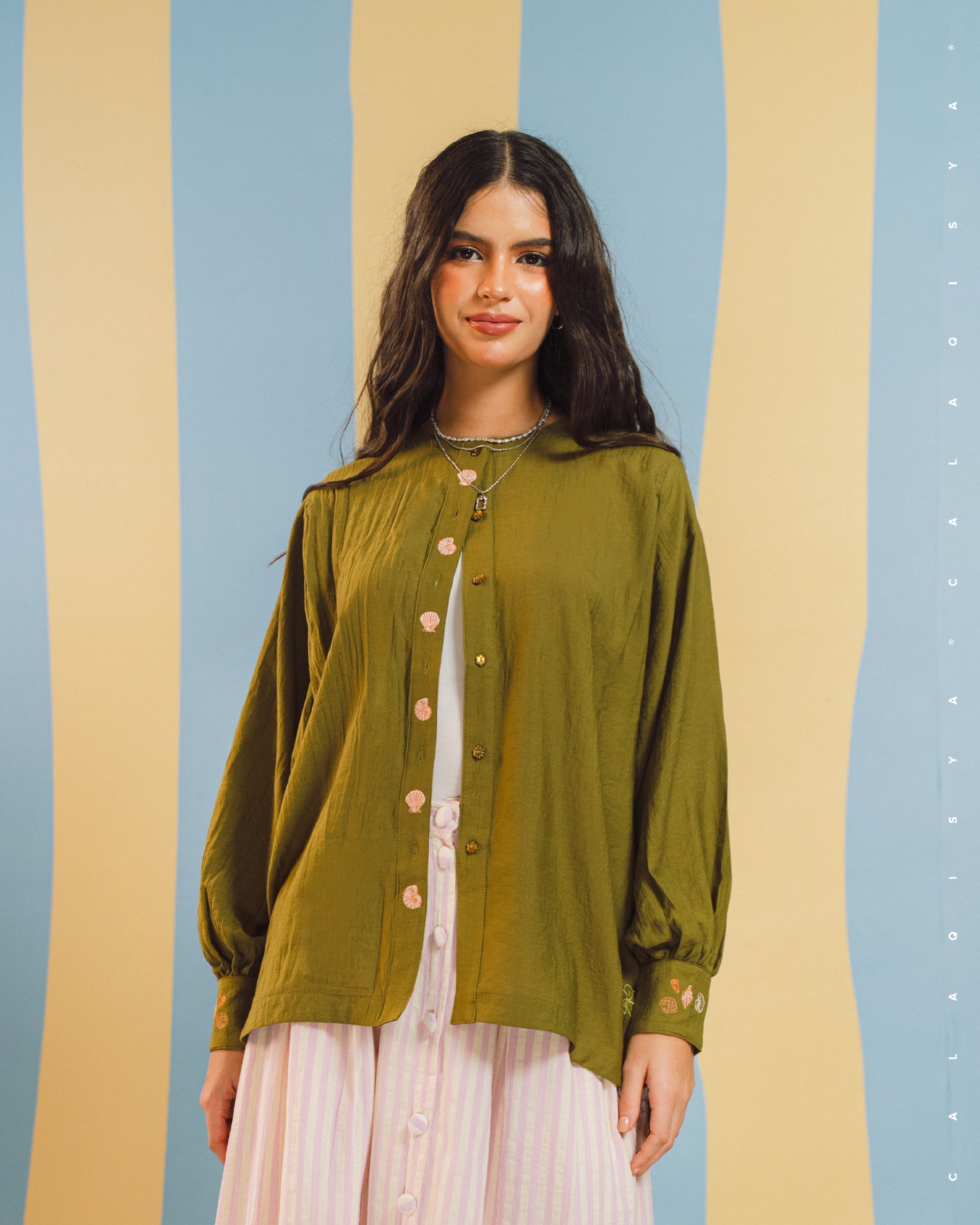 BAYU REMIS TOP IN FIR GREEN
