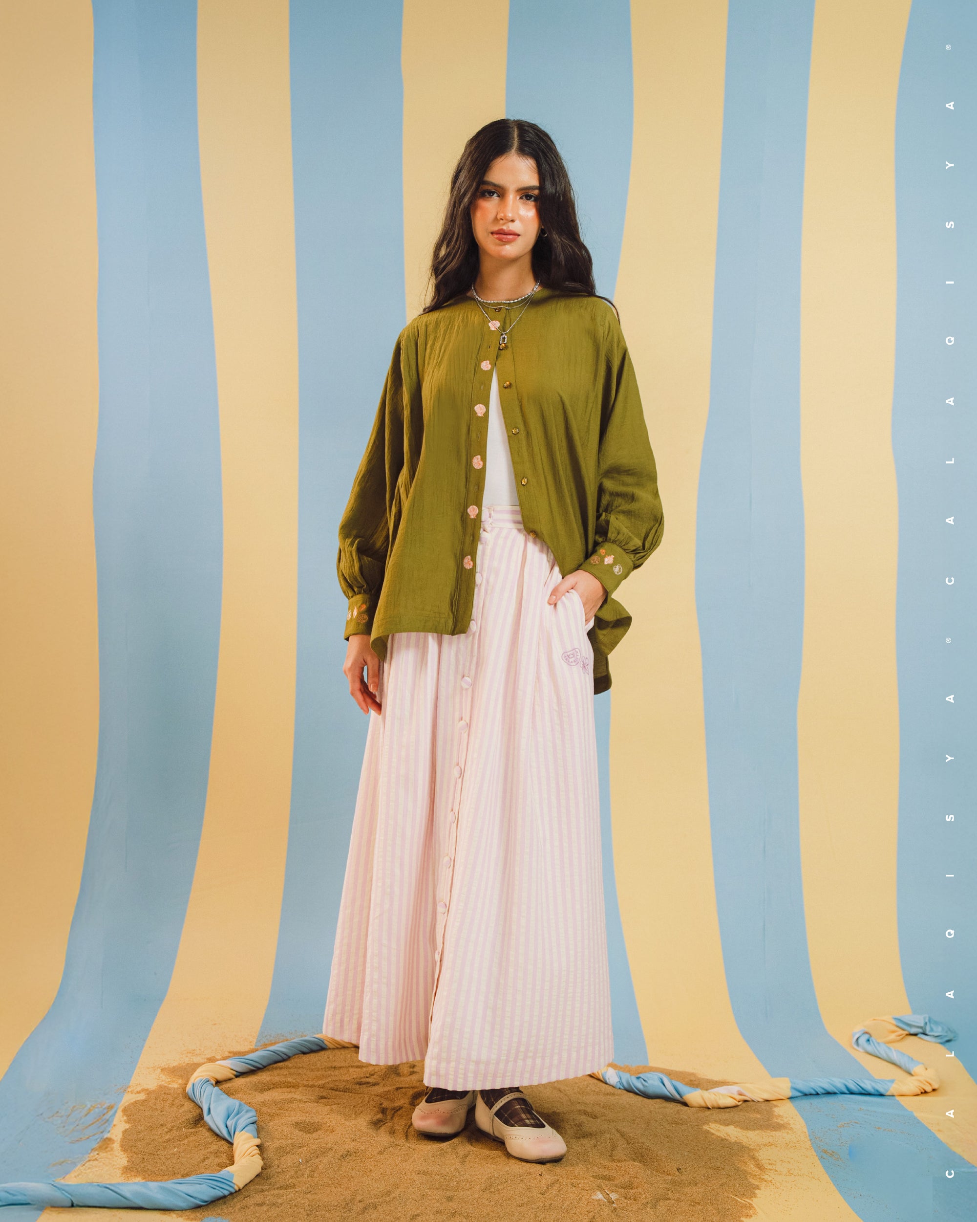 BAYU REMIS TOP IN FIR GREEN