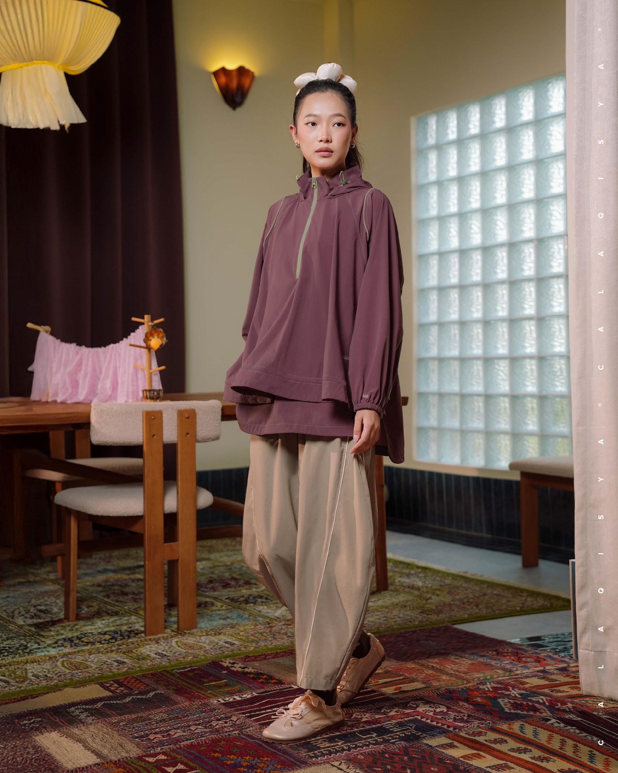 CQ GO FLOW PANTS IN FOSSIL